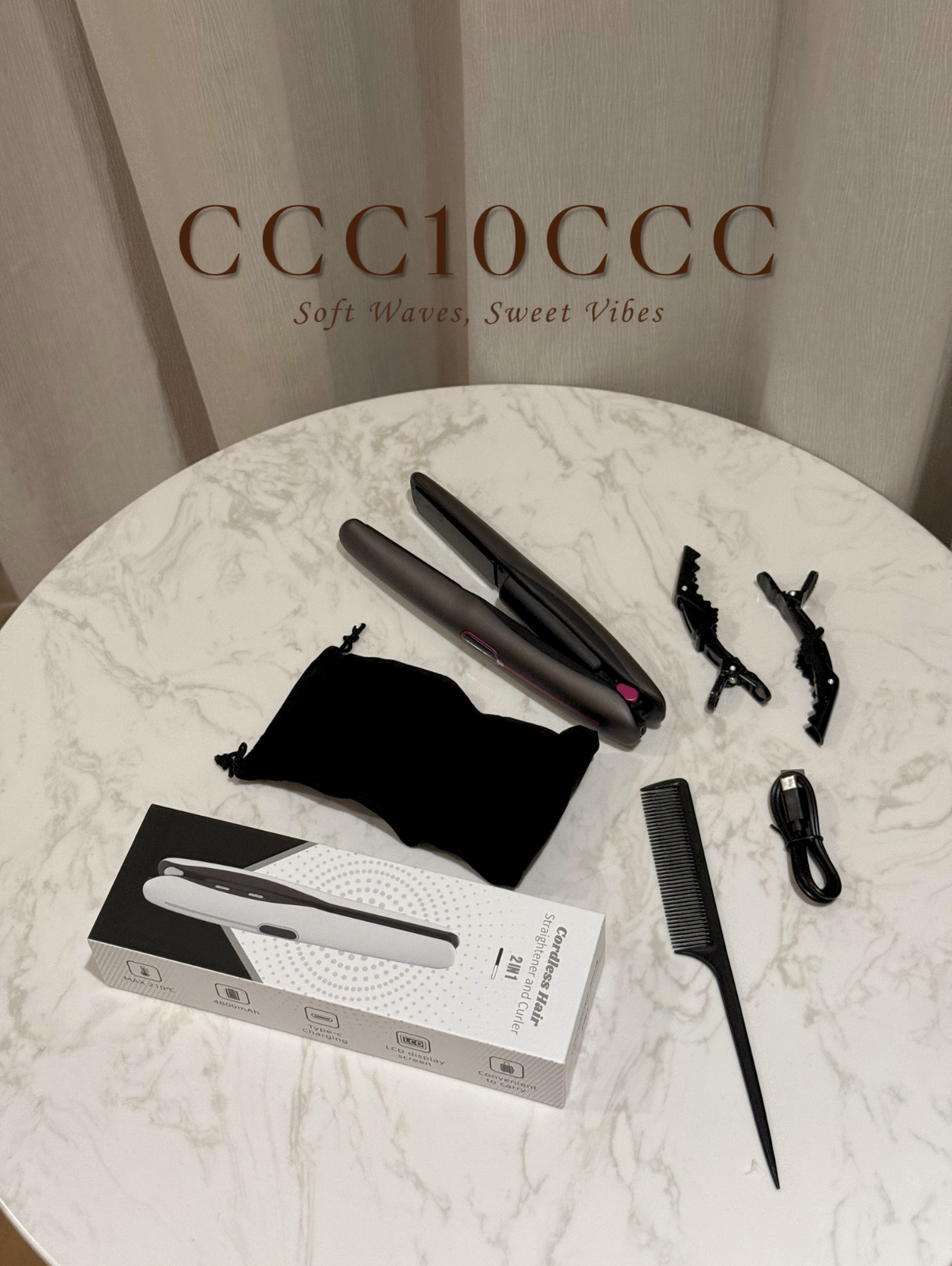 便携直板夹 (充电式)