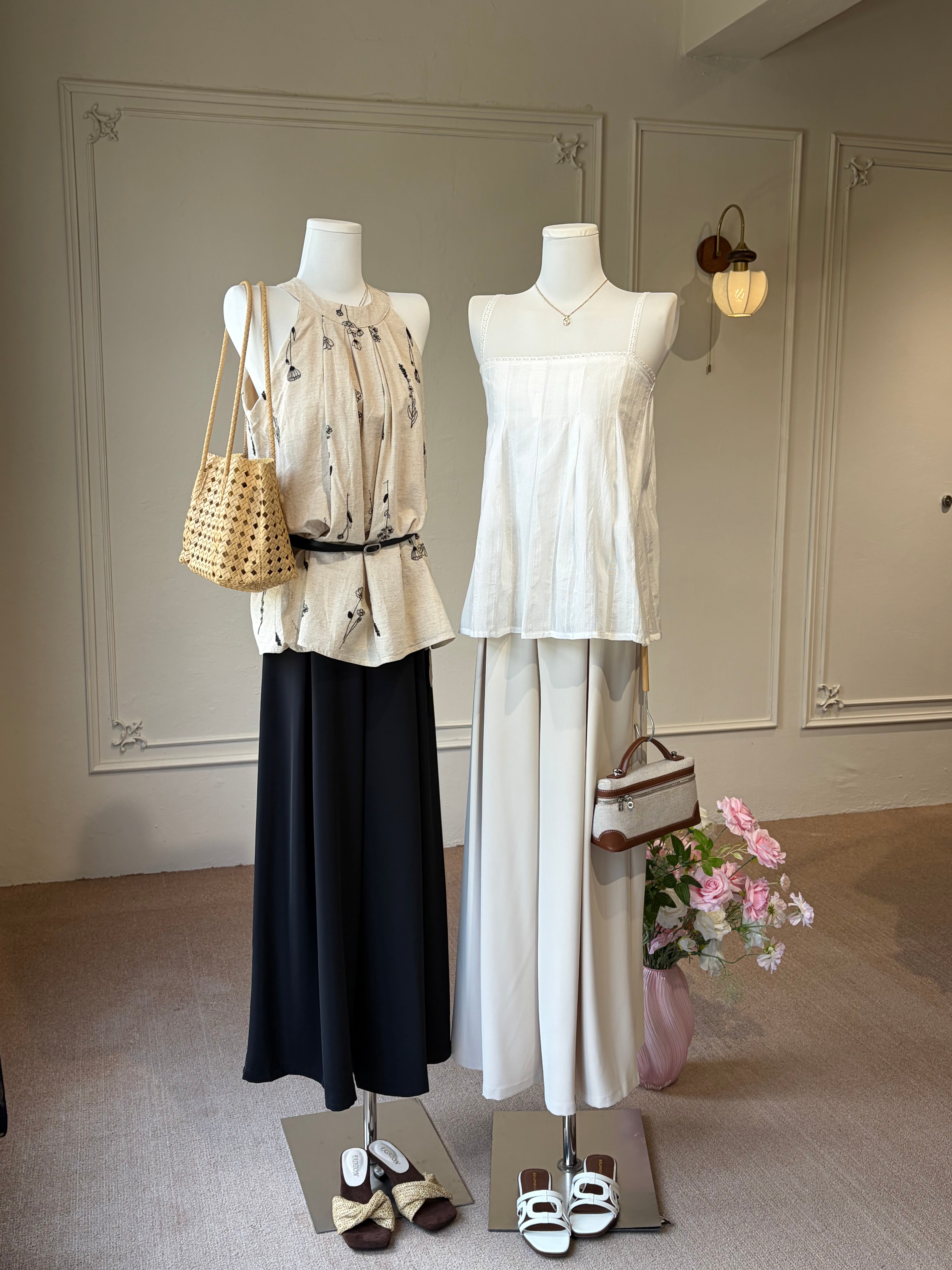 FLOWY WIDE LEG PANTS