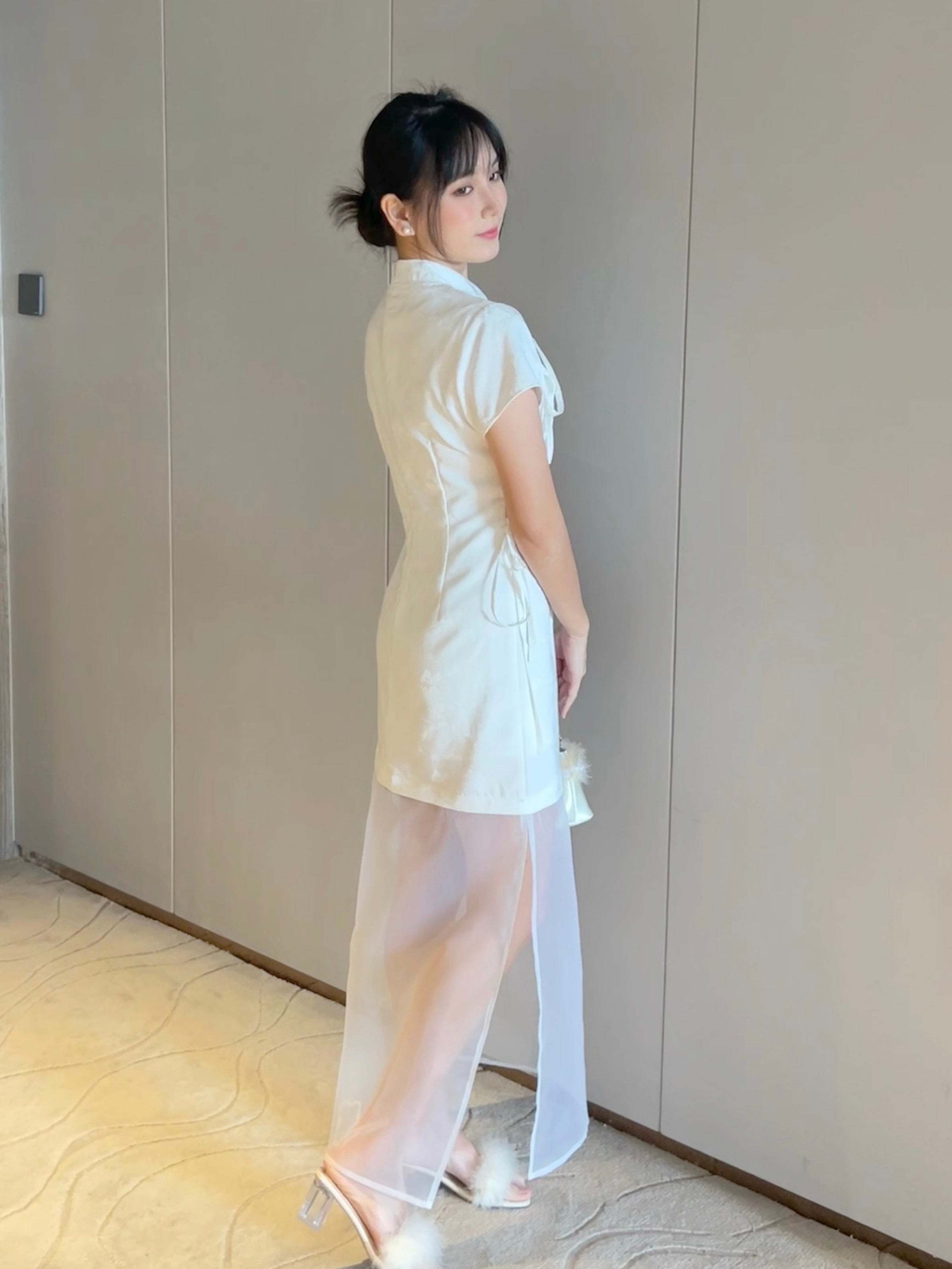 Moon Cheongsam 月🌙 (White)