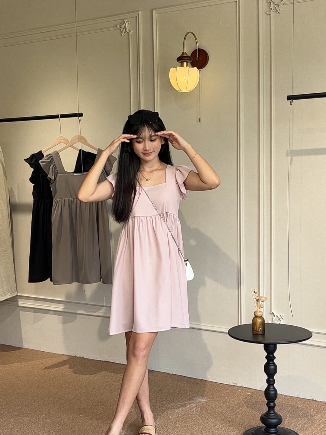๐พ๐๐ผ๐๐๐ Hannah Dress in Pink