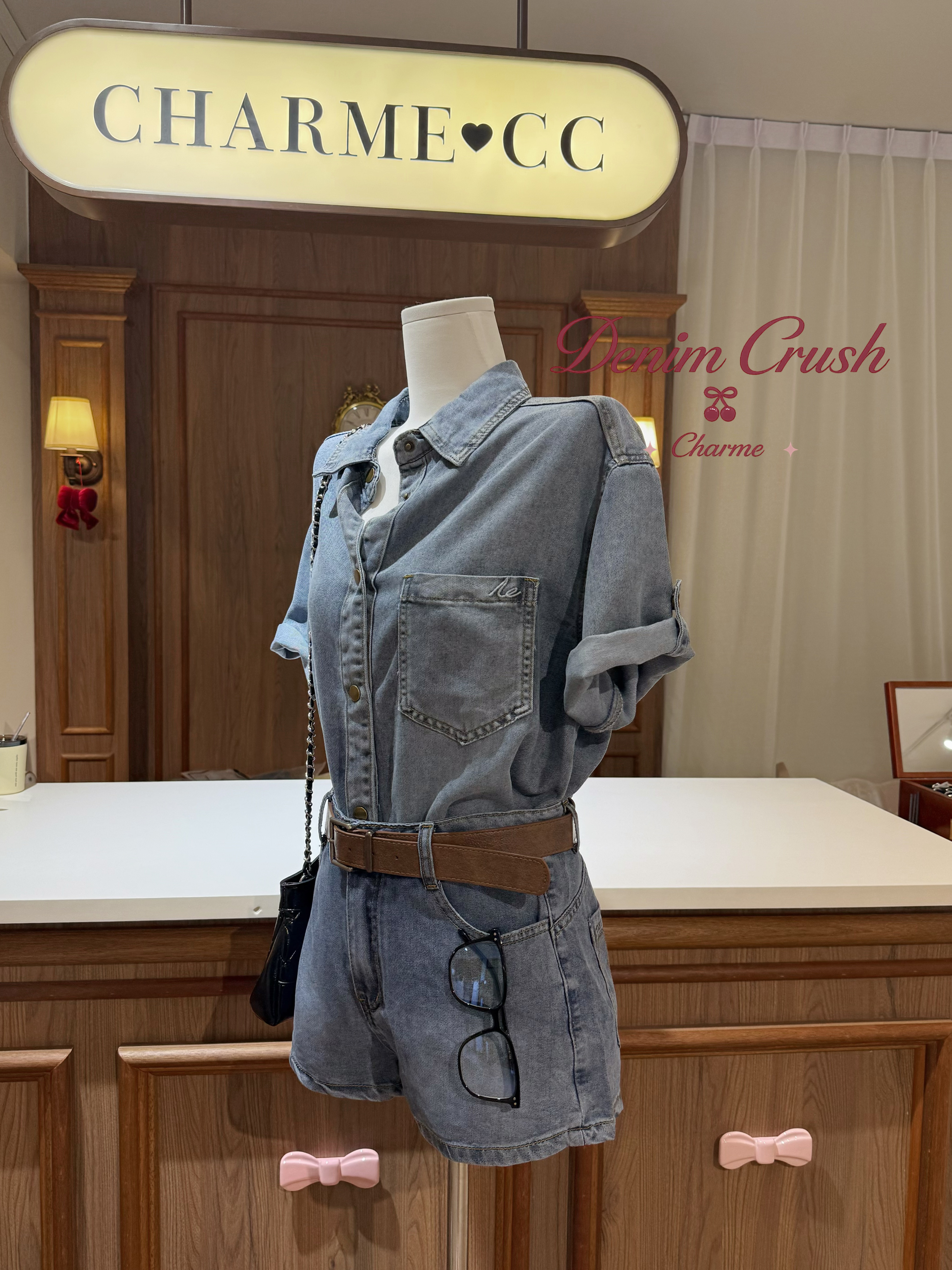 Denim · Sora Romper
