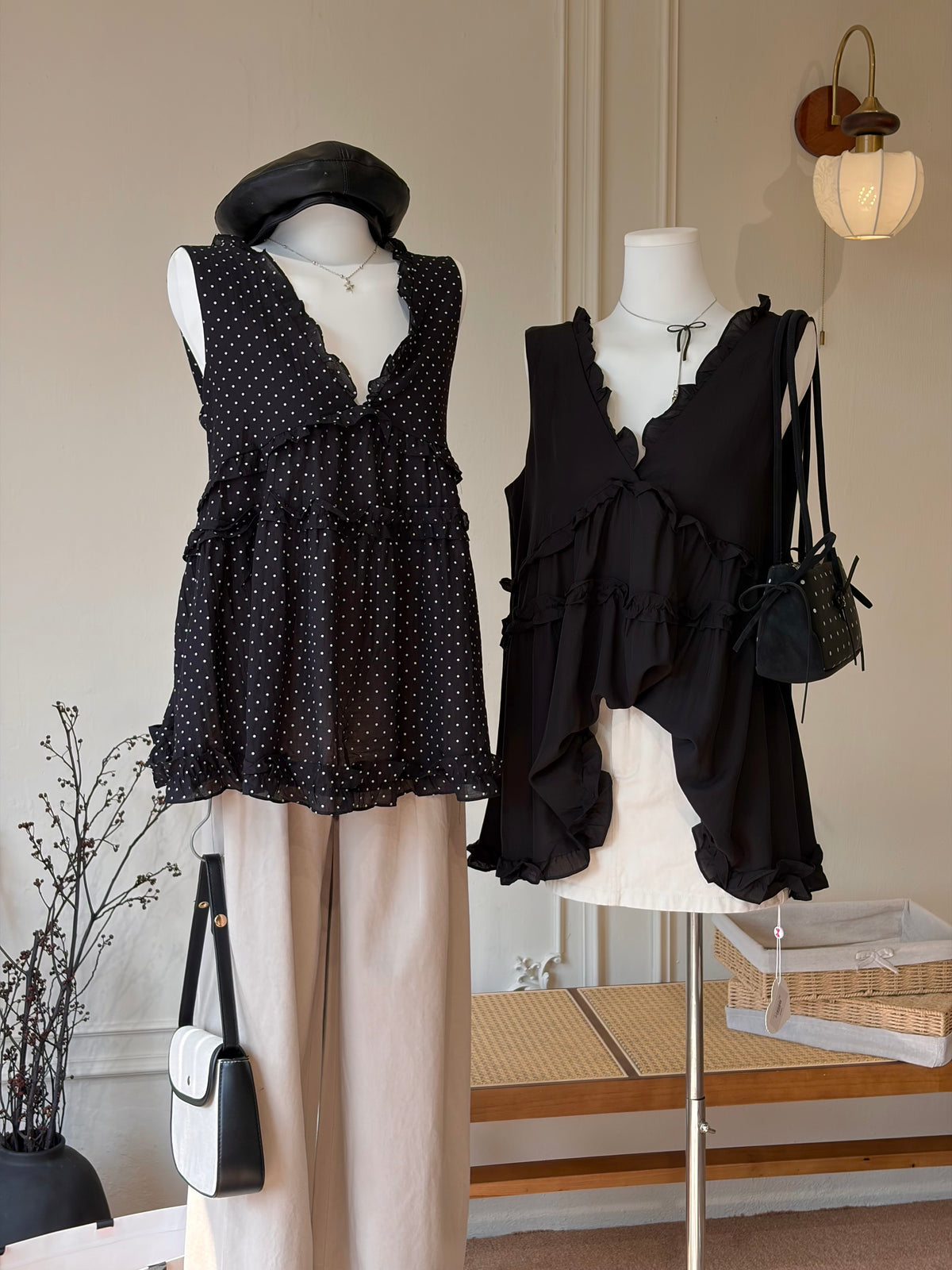 Camille Ruffle Top