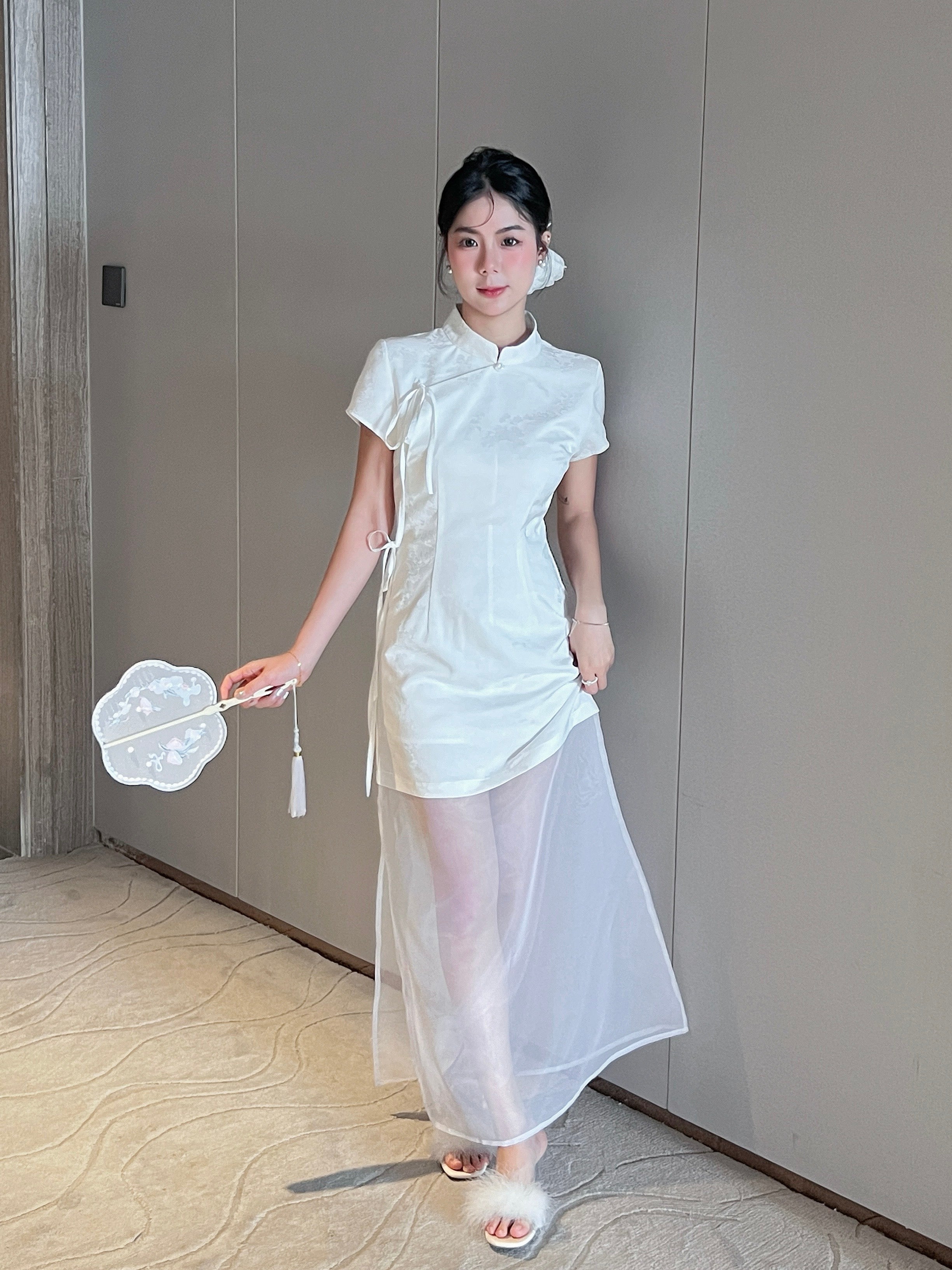 Moon Cheongsam 月🌙 (White)