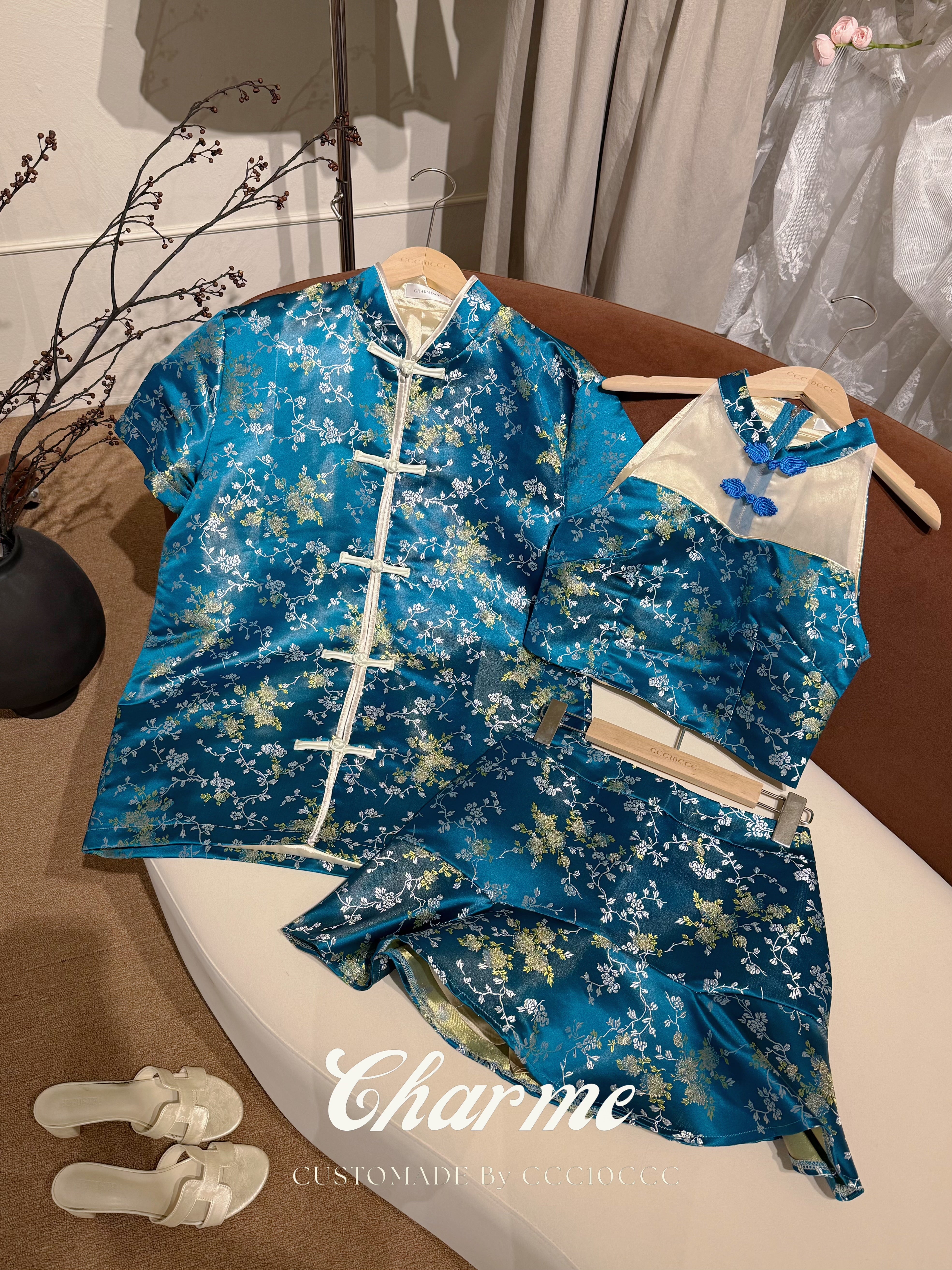 Bella Shirt 唐装 (Green)