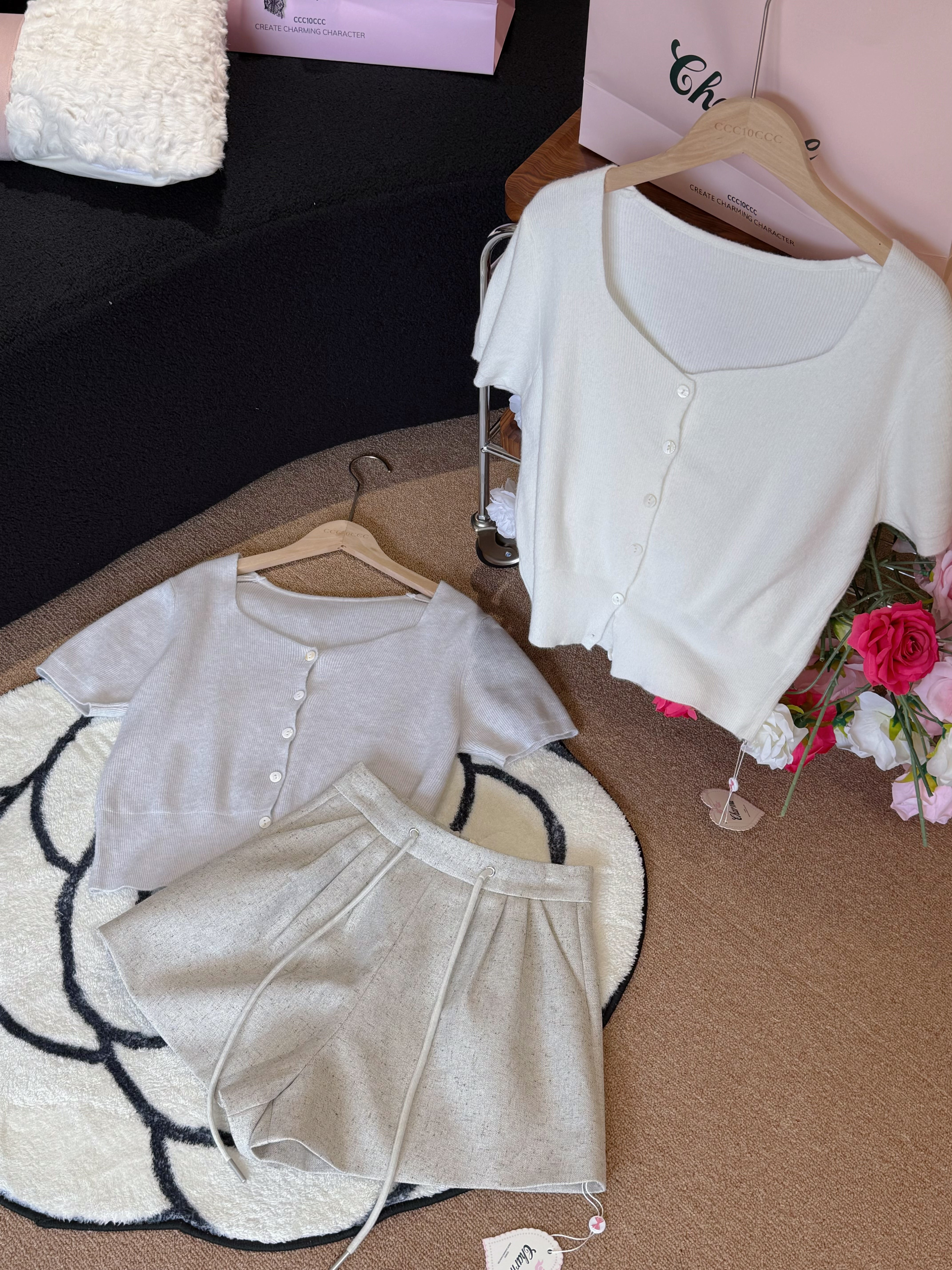 Olive Knit Top