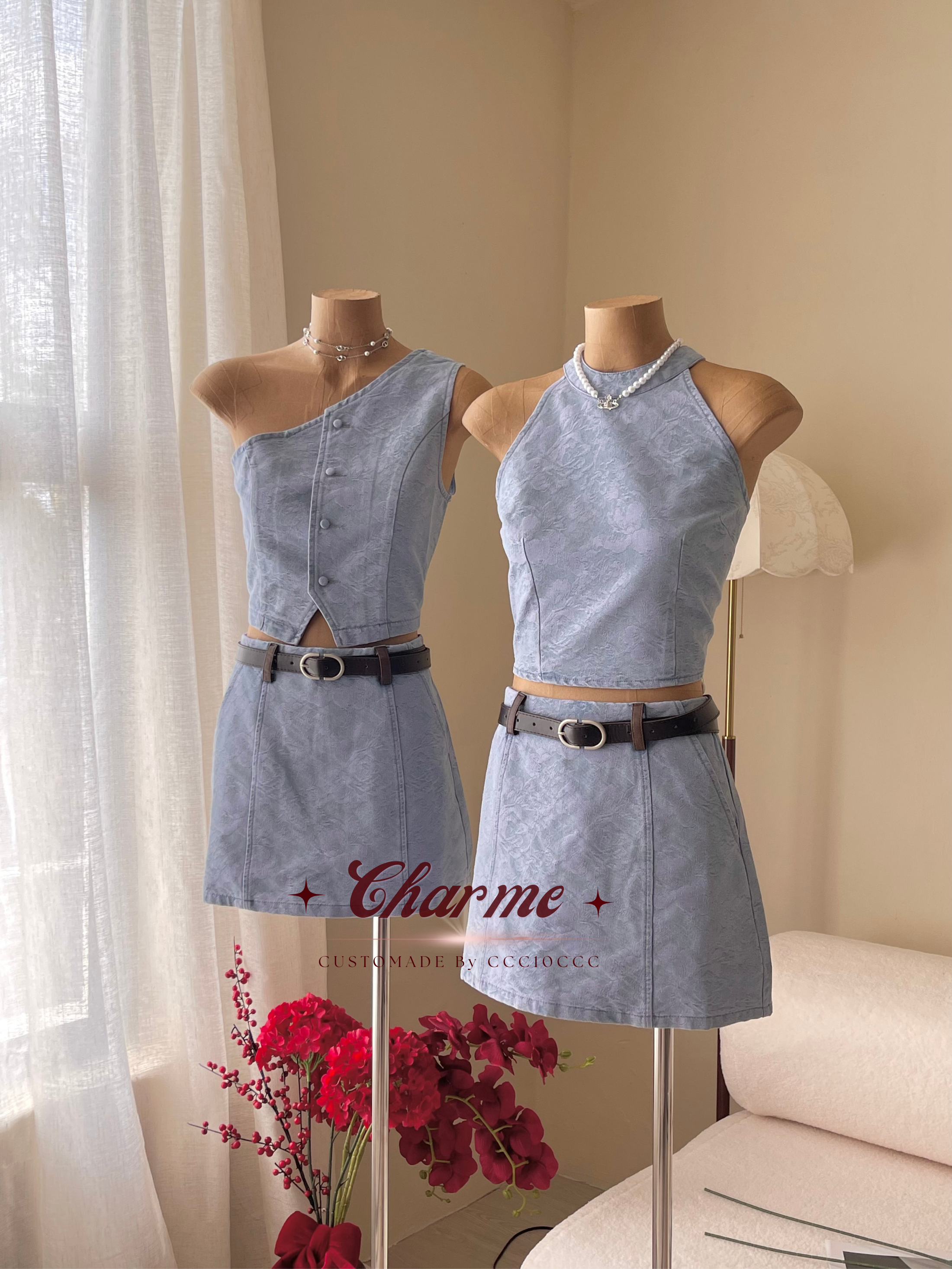 Whisper Set 雾语 · 挂脖背心