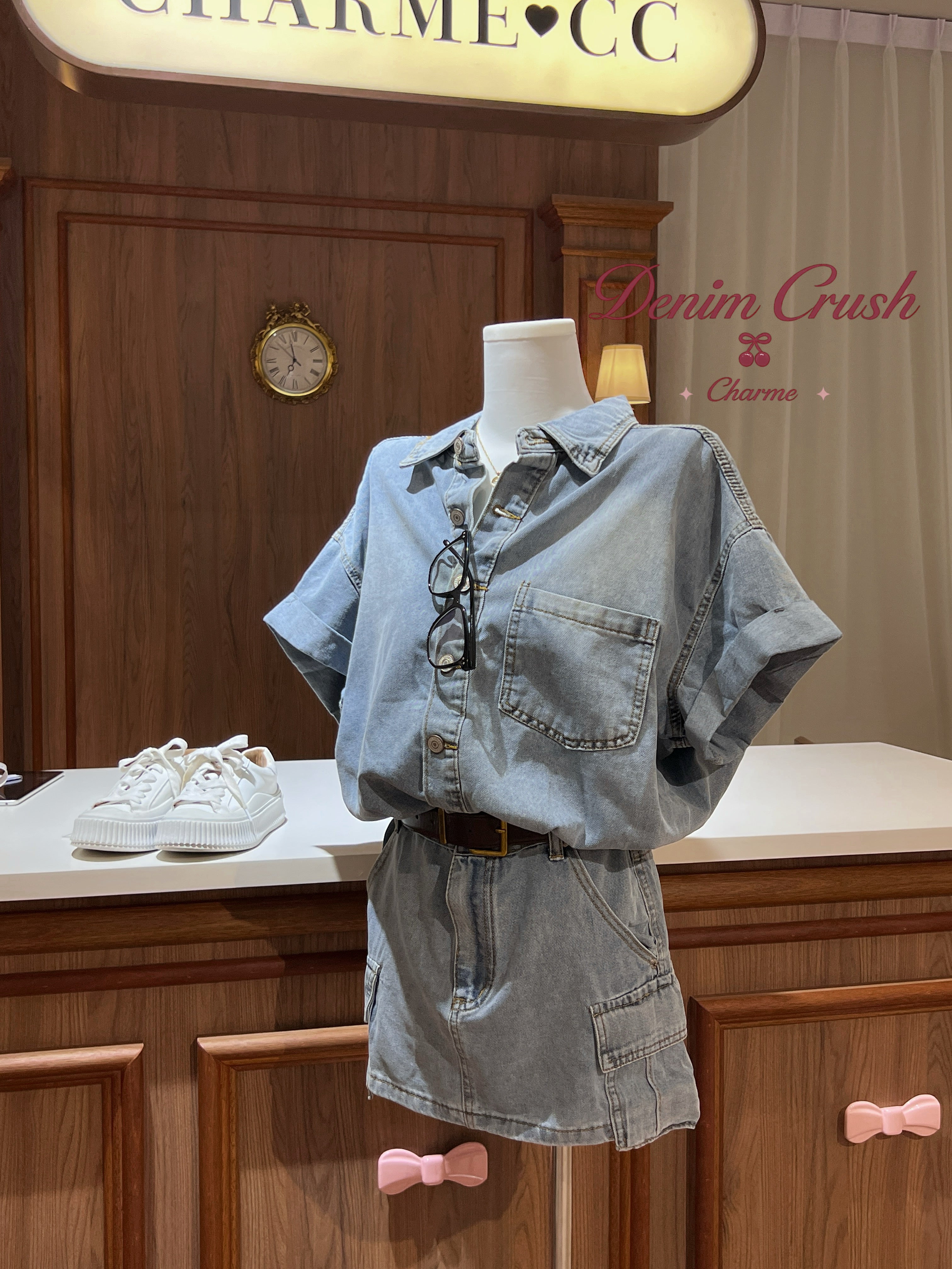 Denim · Lunna Romper