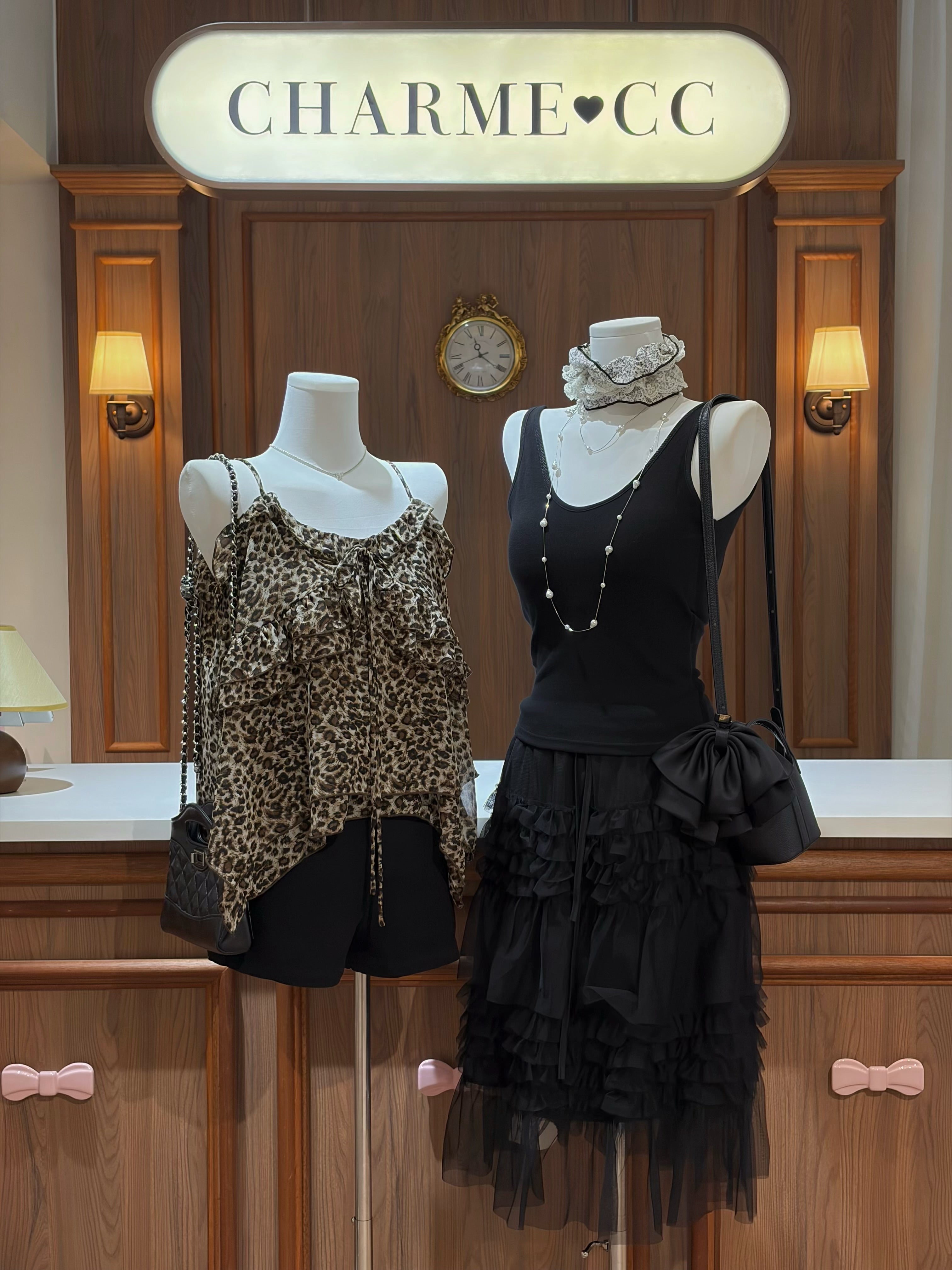 Leopard Ruffle Cami Top
