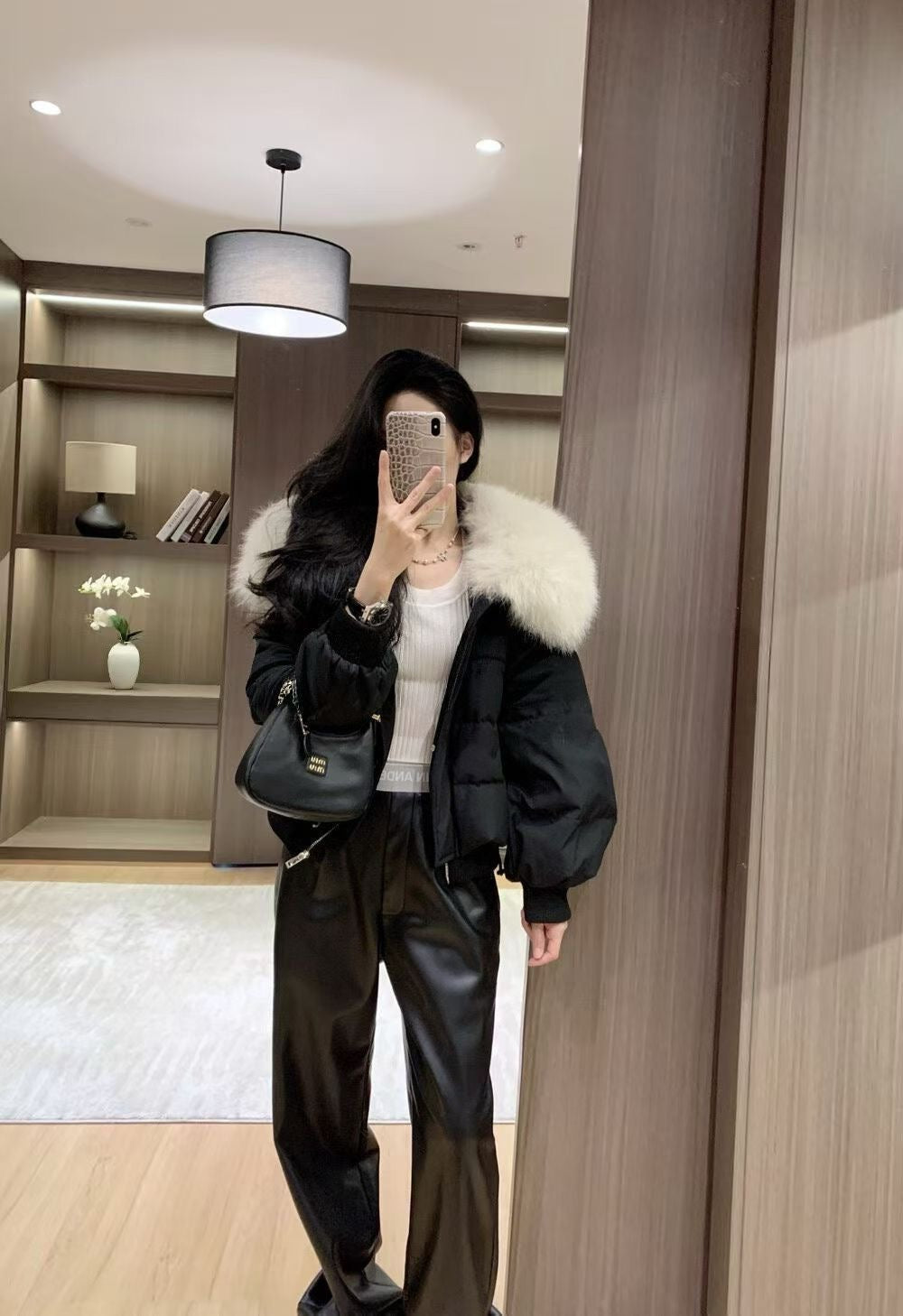 Velours Puffer jacket