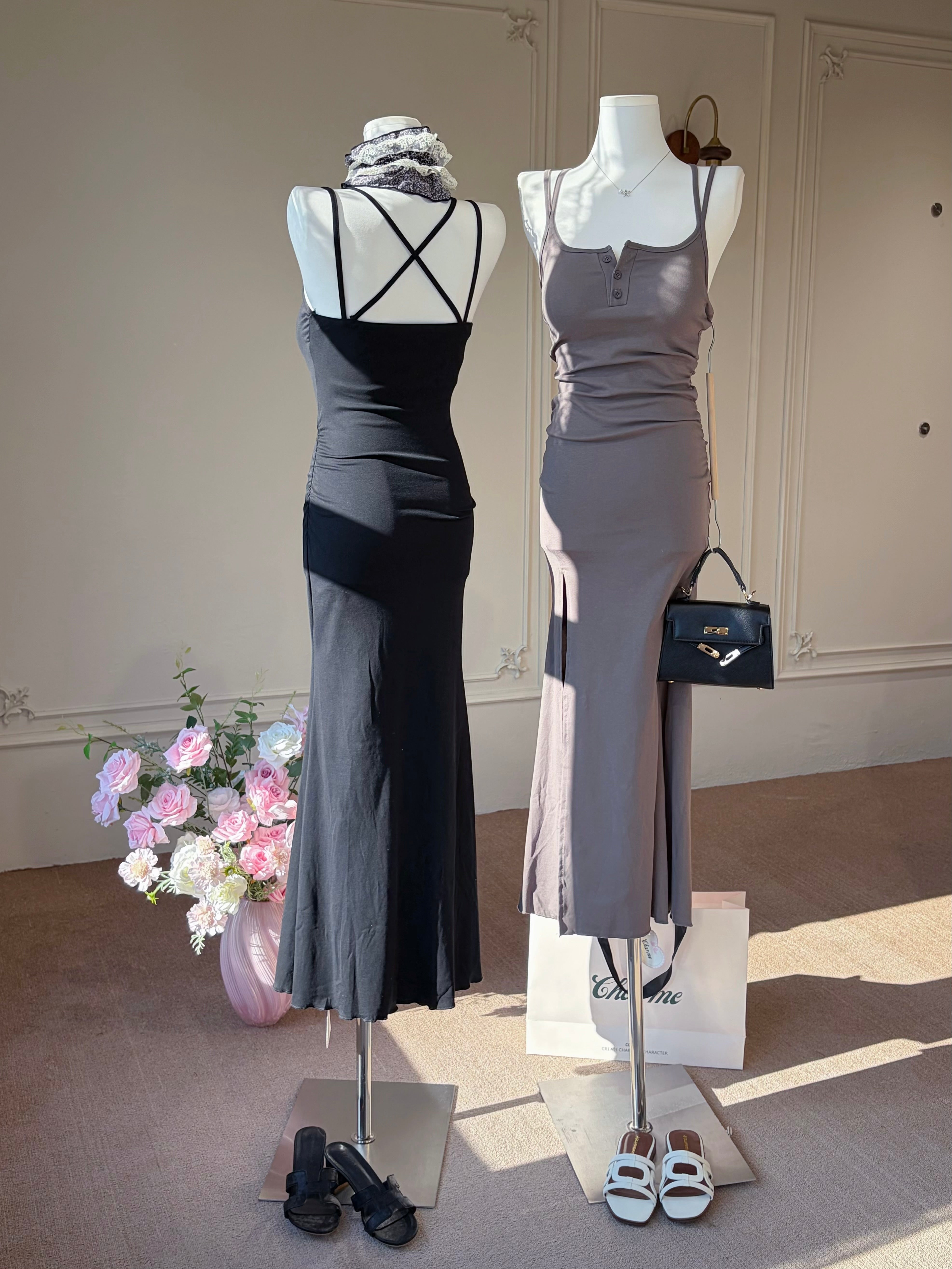 Button Muse Maxi Dress