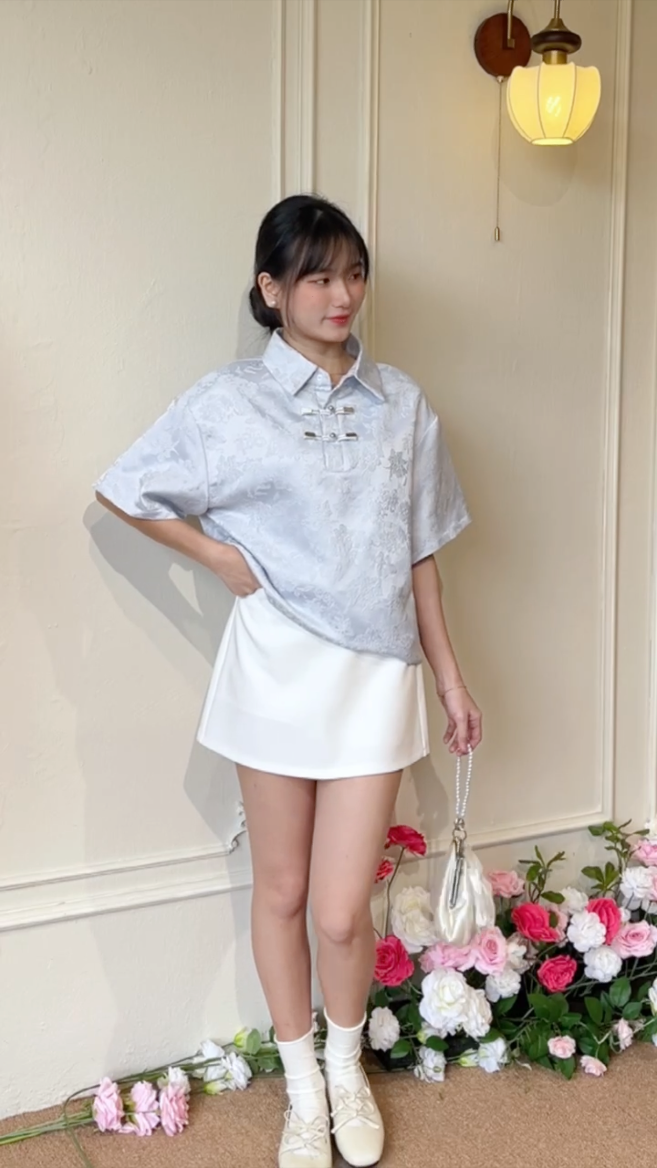 De Classy Skirt 经典小短裙 🤍(White)