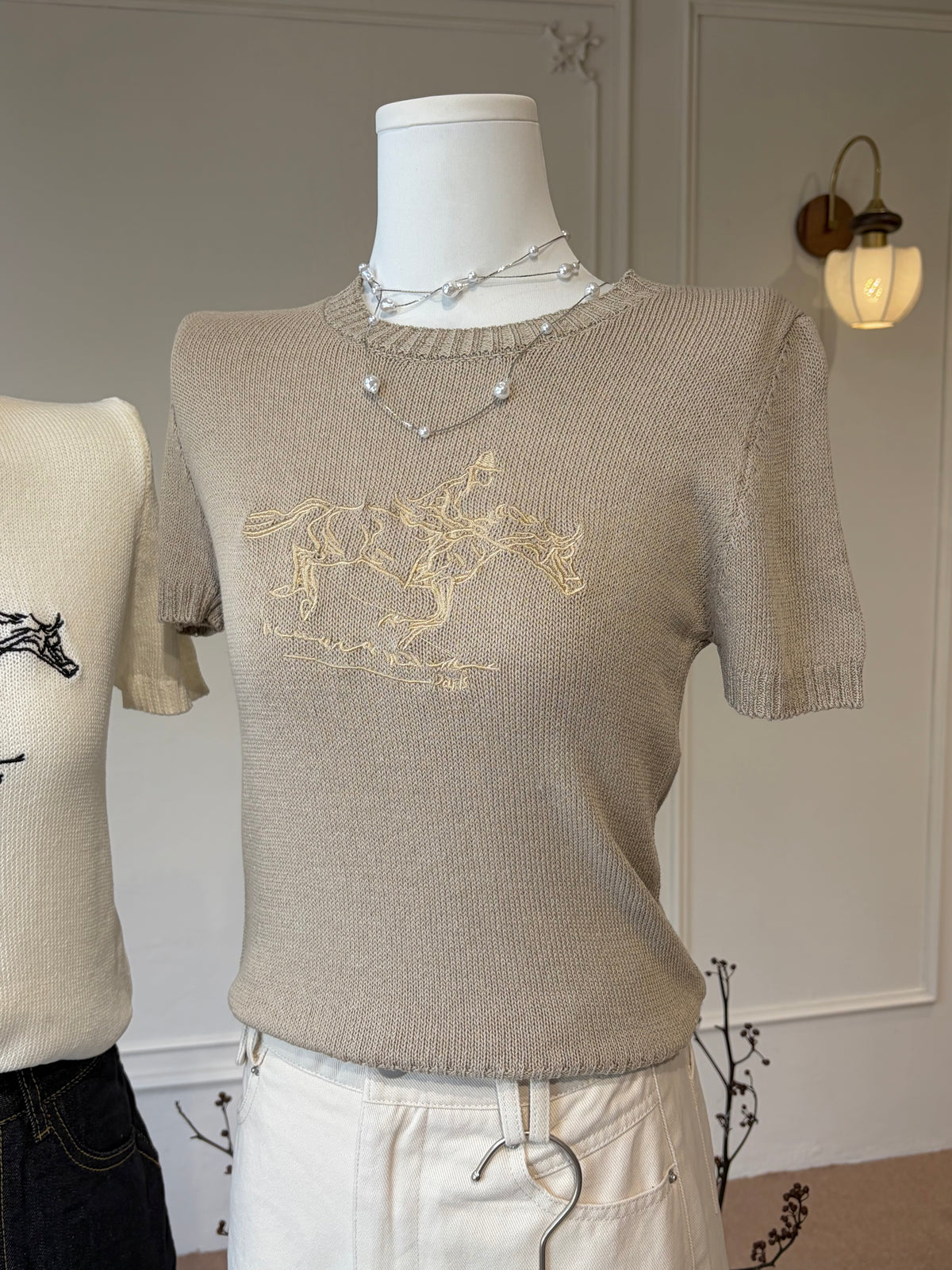 Camille Equestrian Knit Top