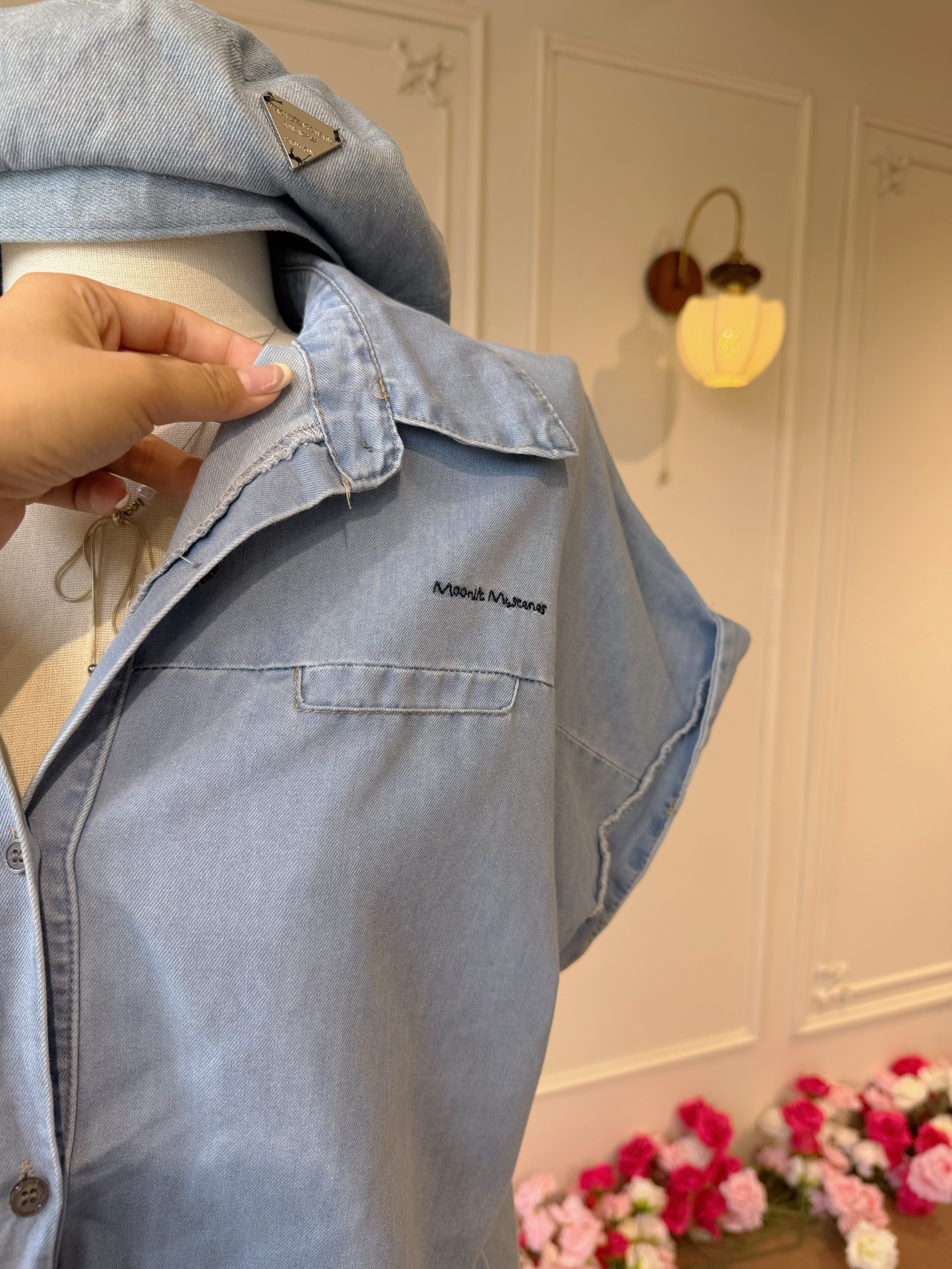 Holly Denim Top