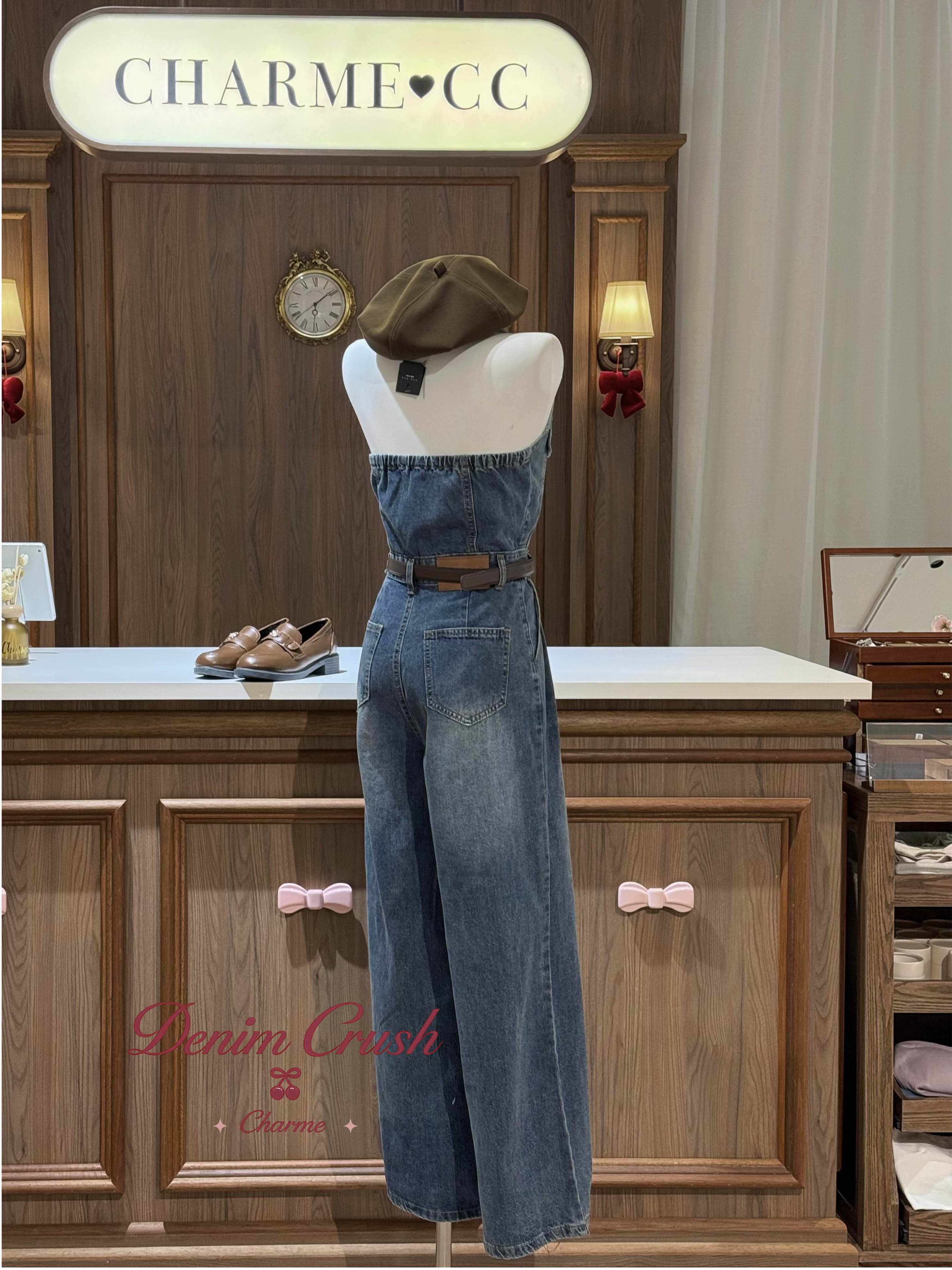 Denim · Aria Jumpsuit
