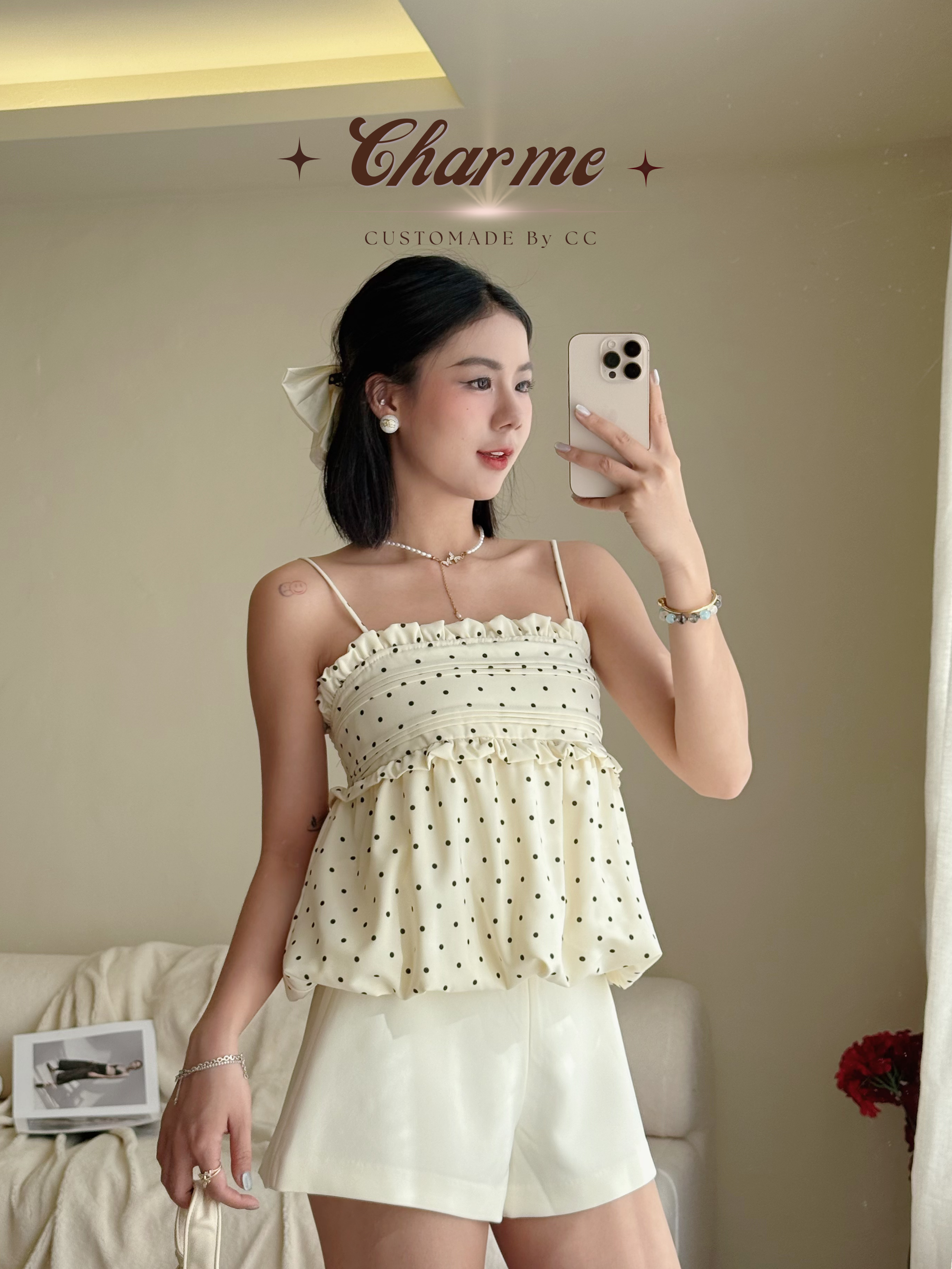 Perfect A Shorts (Beige)