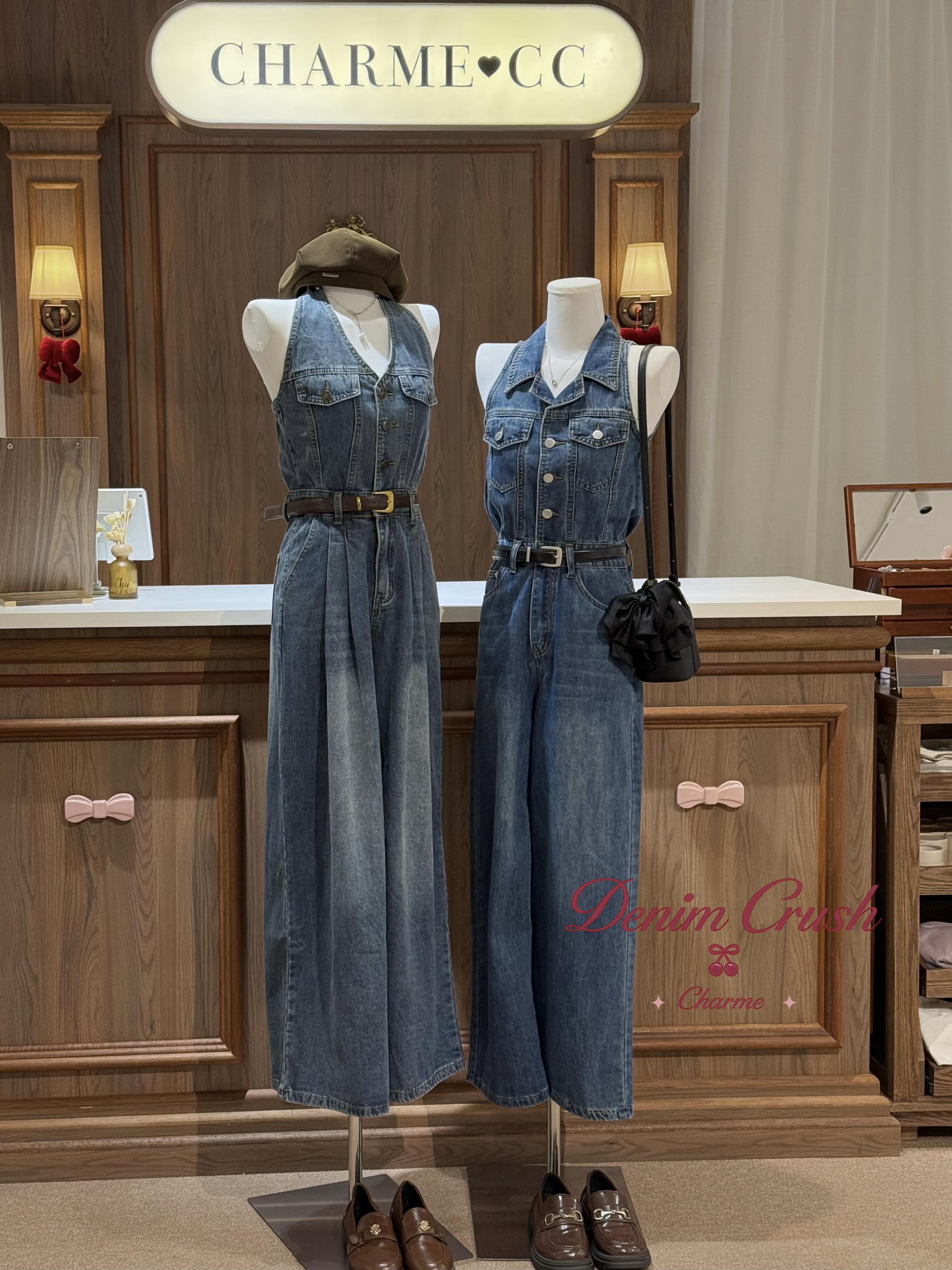 Denim · Aria Jumpsuit