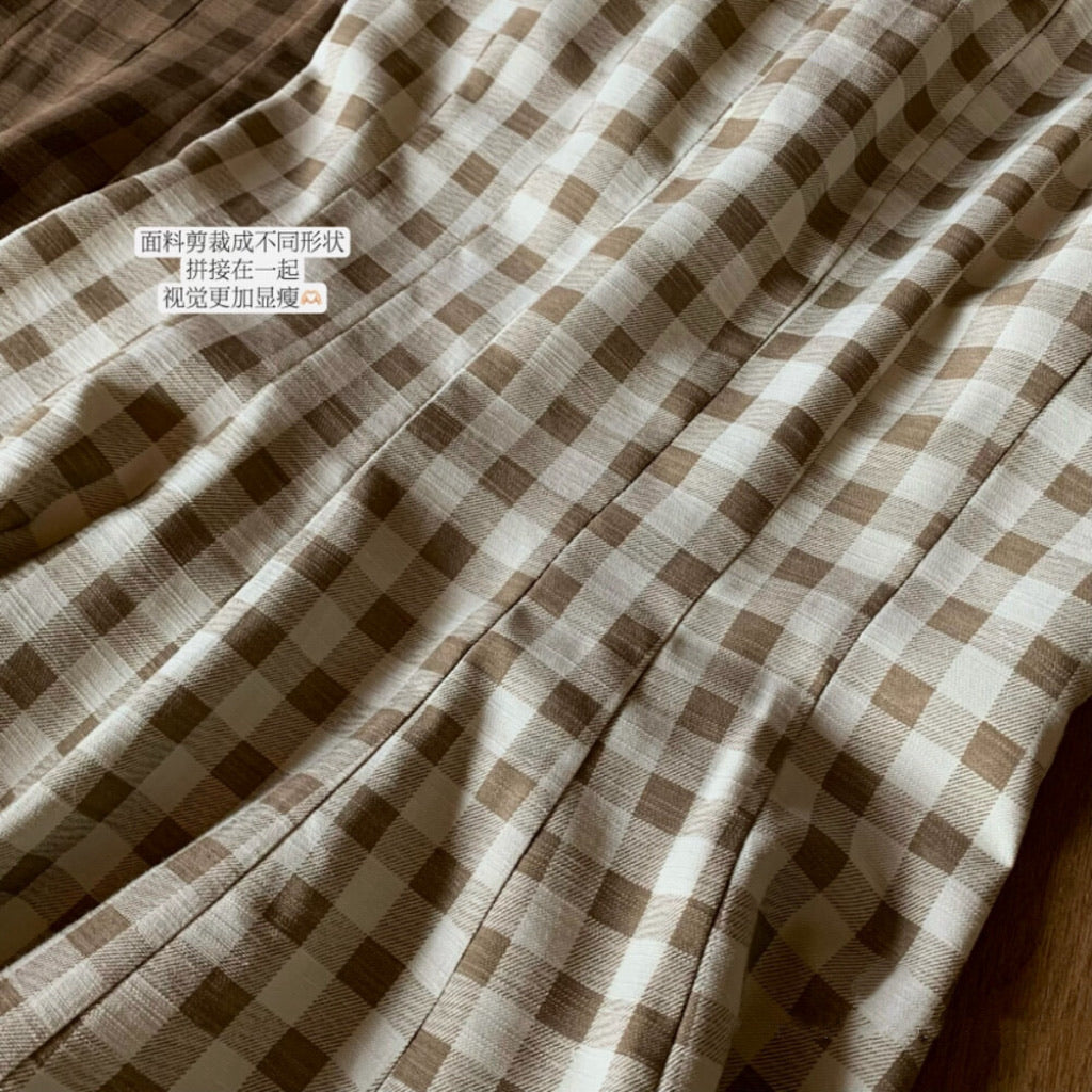 ‘惊艳了!小蛮腰分割连衣裙