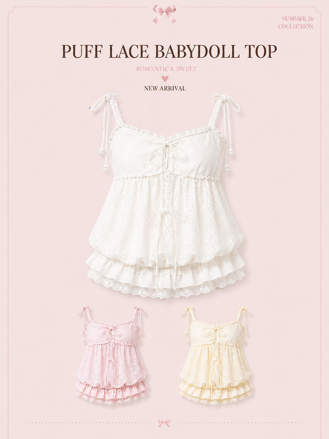 Babydoll Lace Top