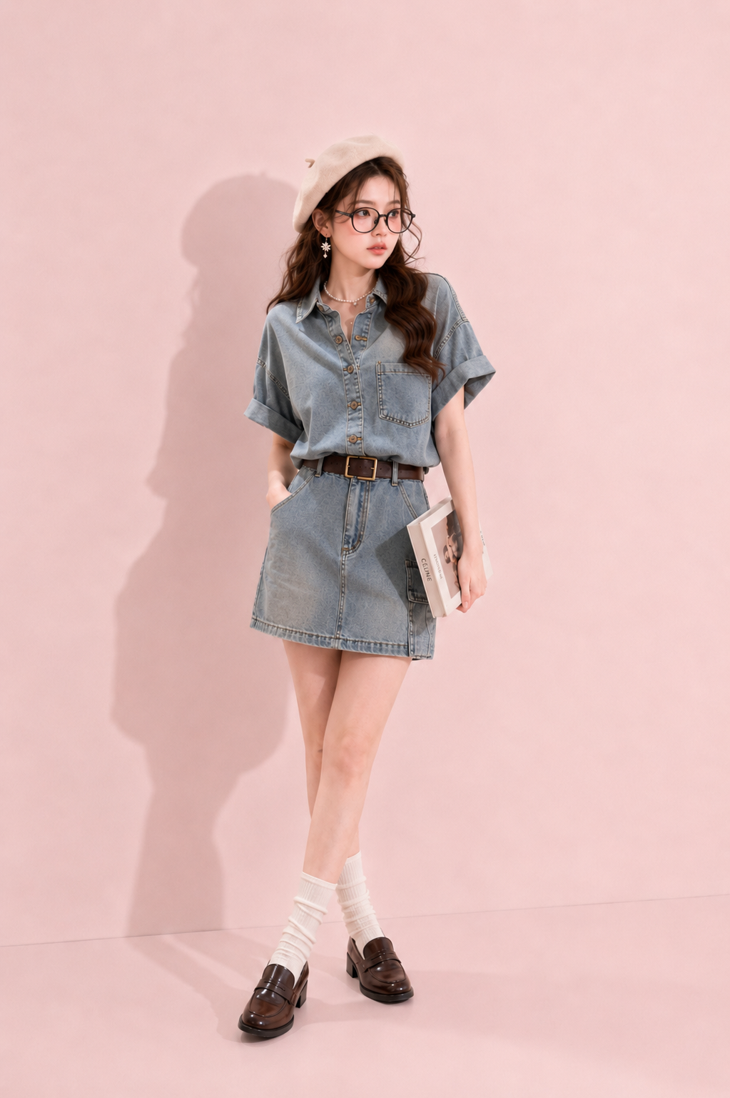 Denim · Lunna Romper