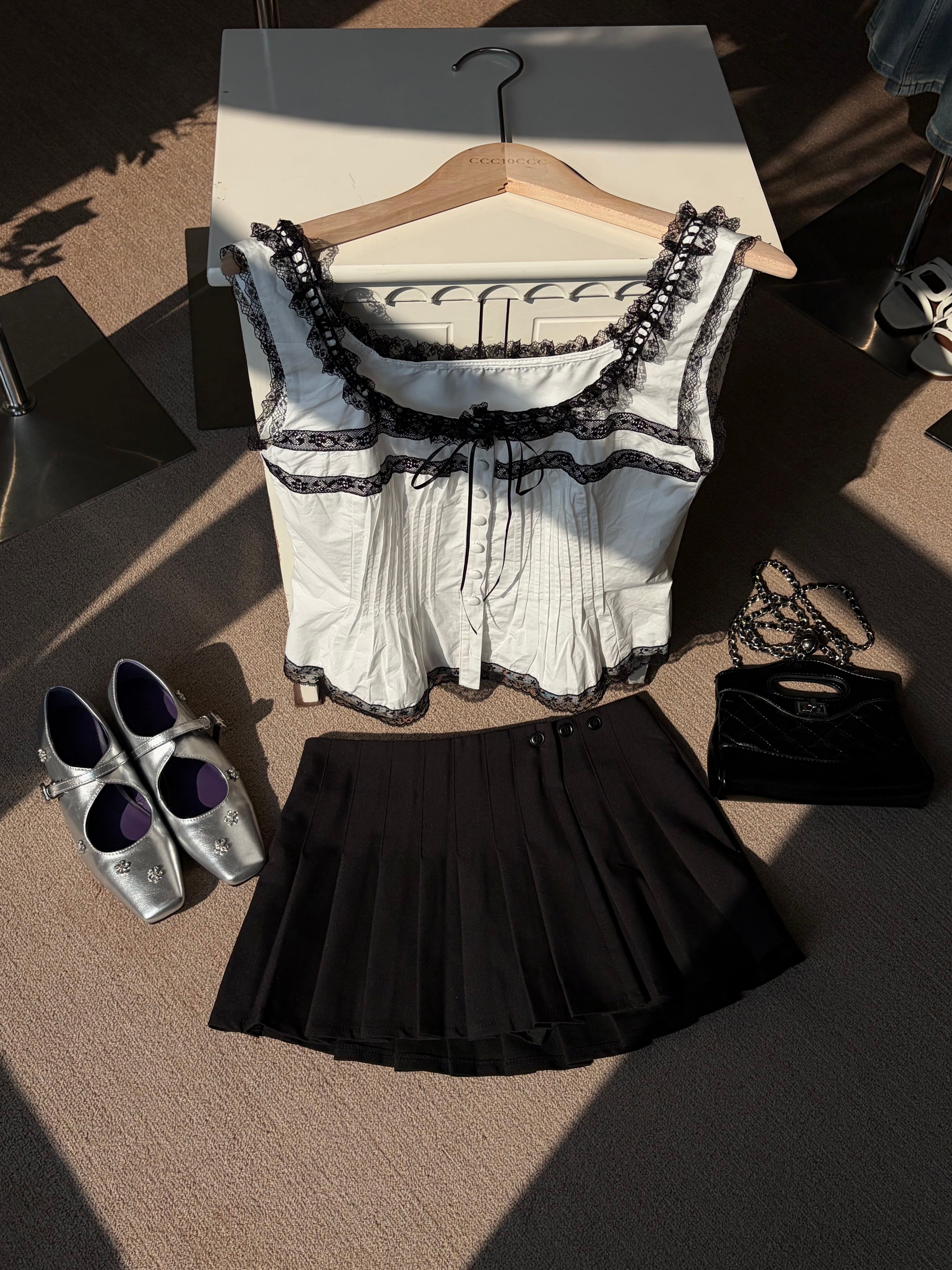 Clara Pleated Skirt