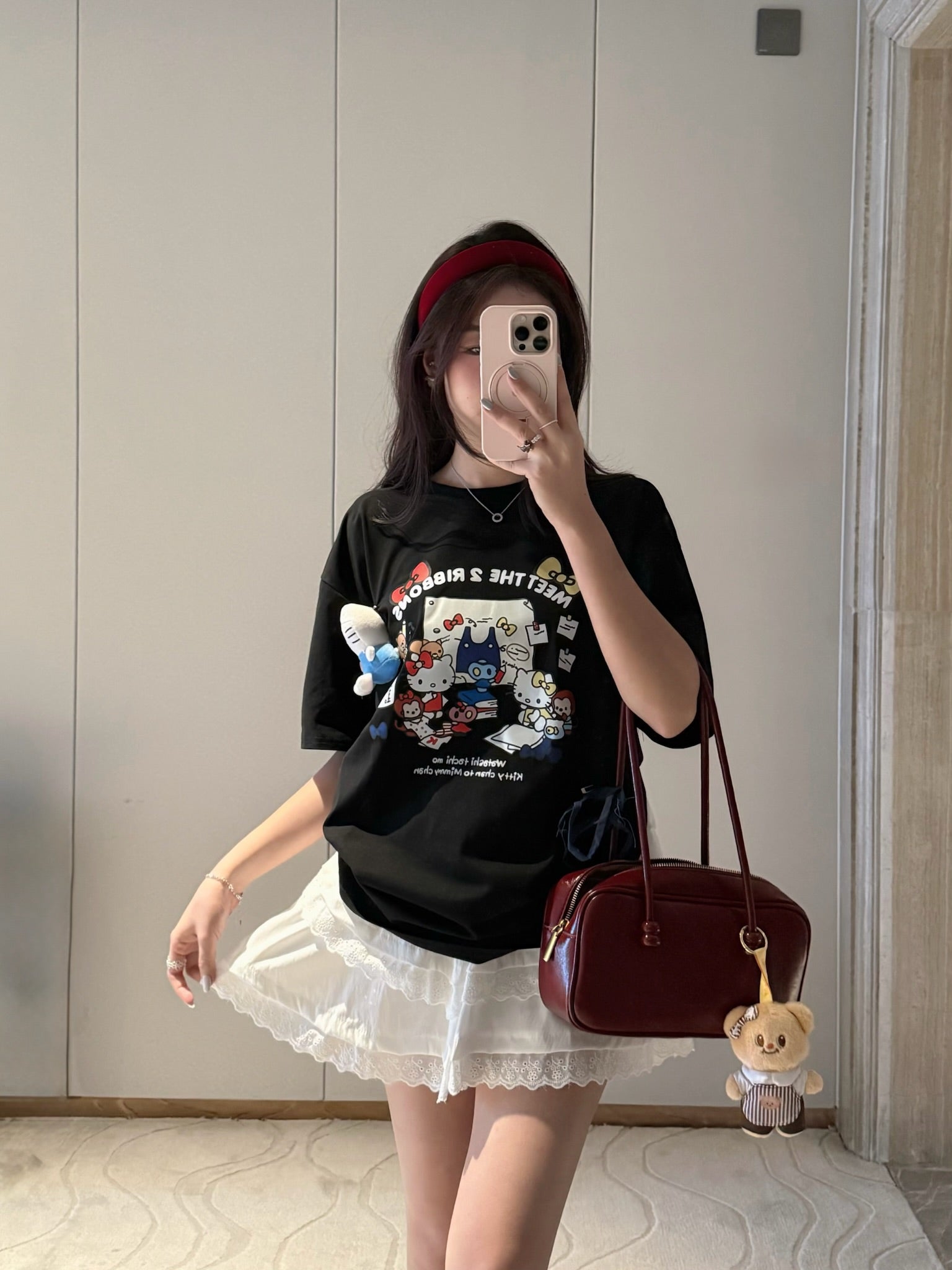 Kitty ribbons T