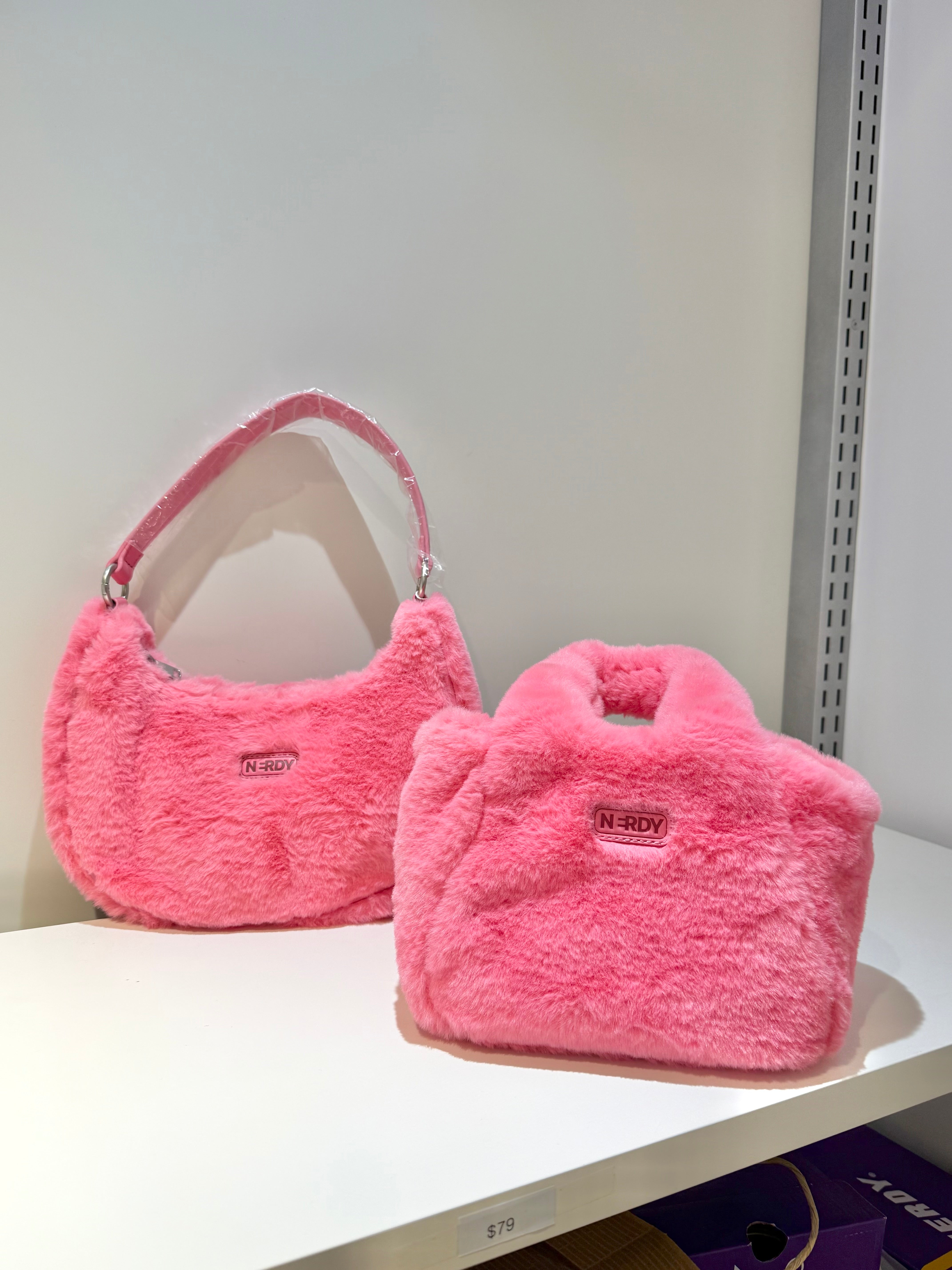 NERDY Fluffy Two Way Tote Bag