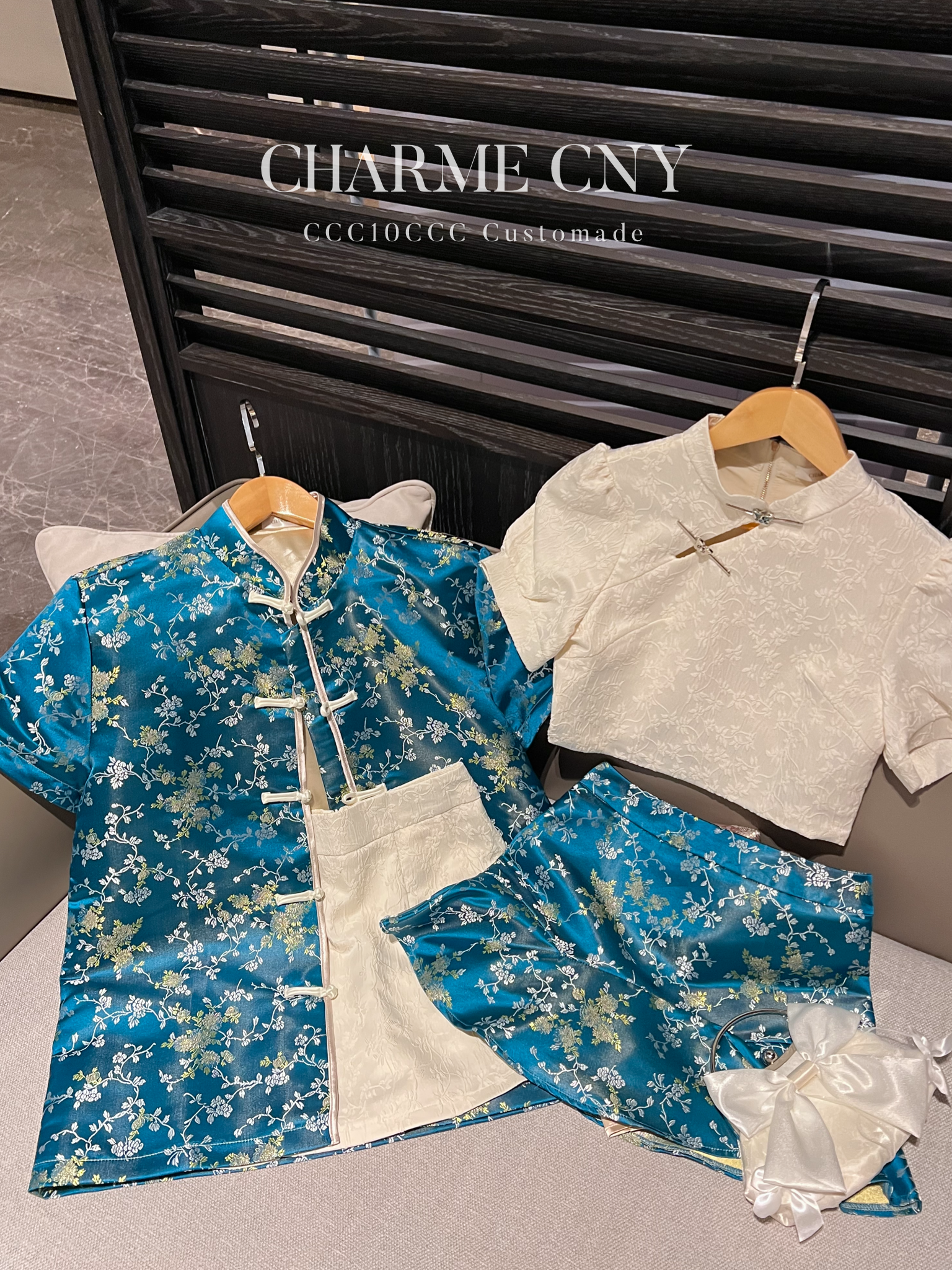 Jasmine & Bella Men Shirt 唐装