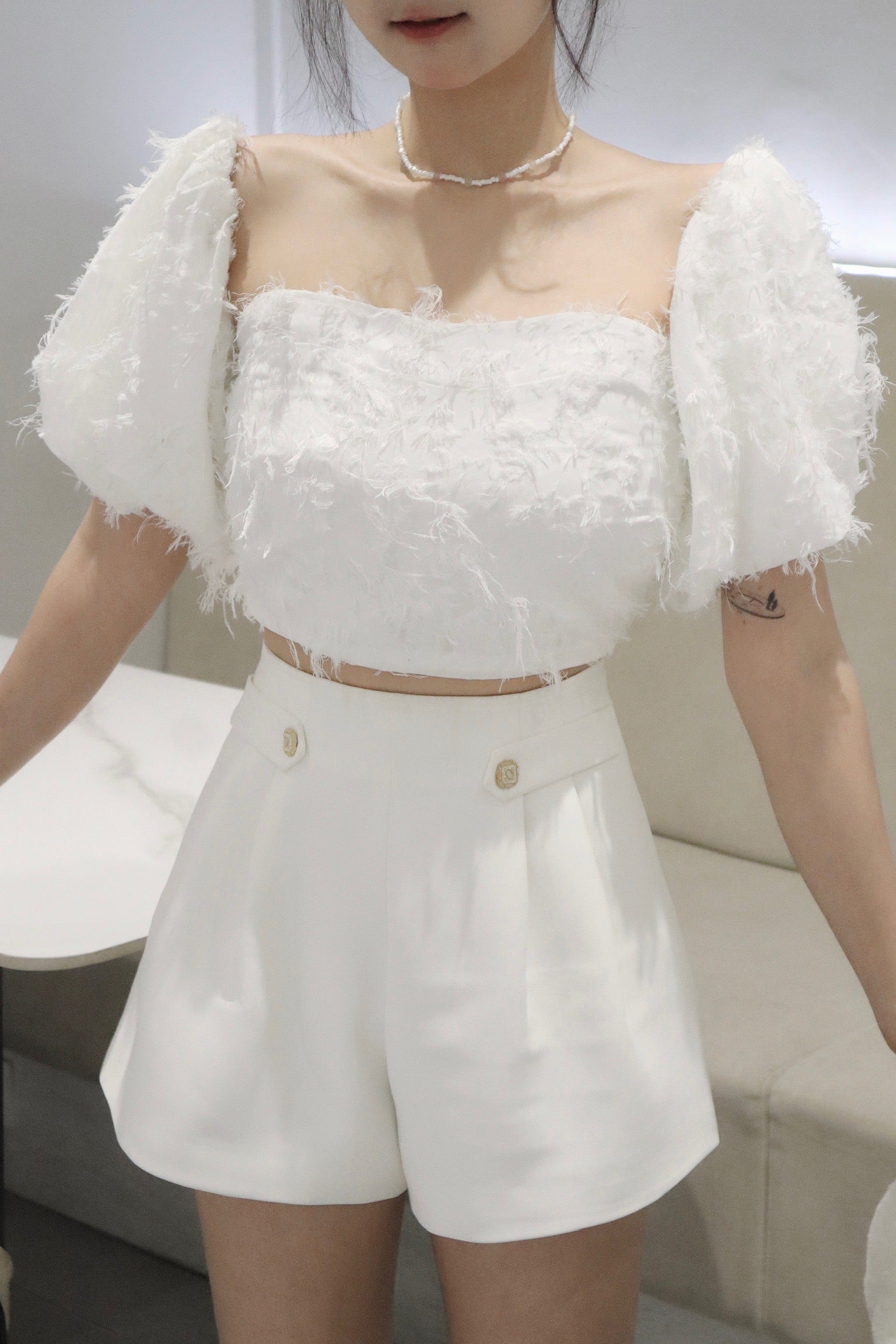 πΎππΌπππ Jamie Top in White