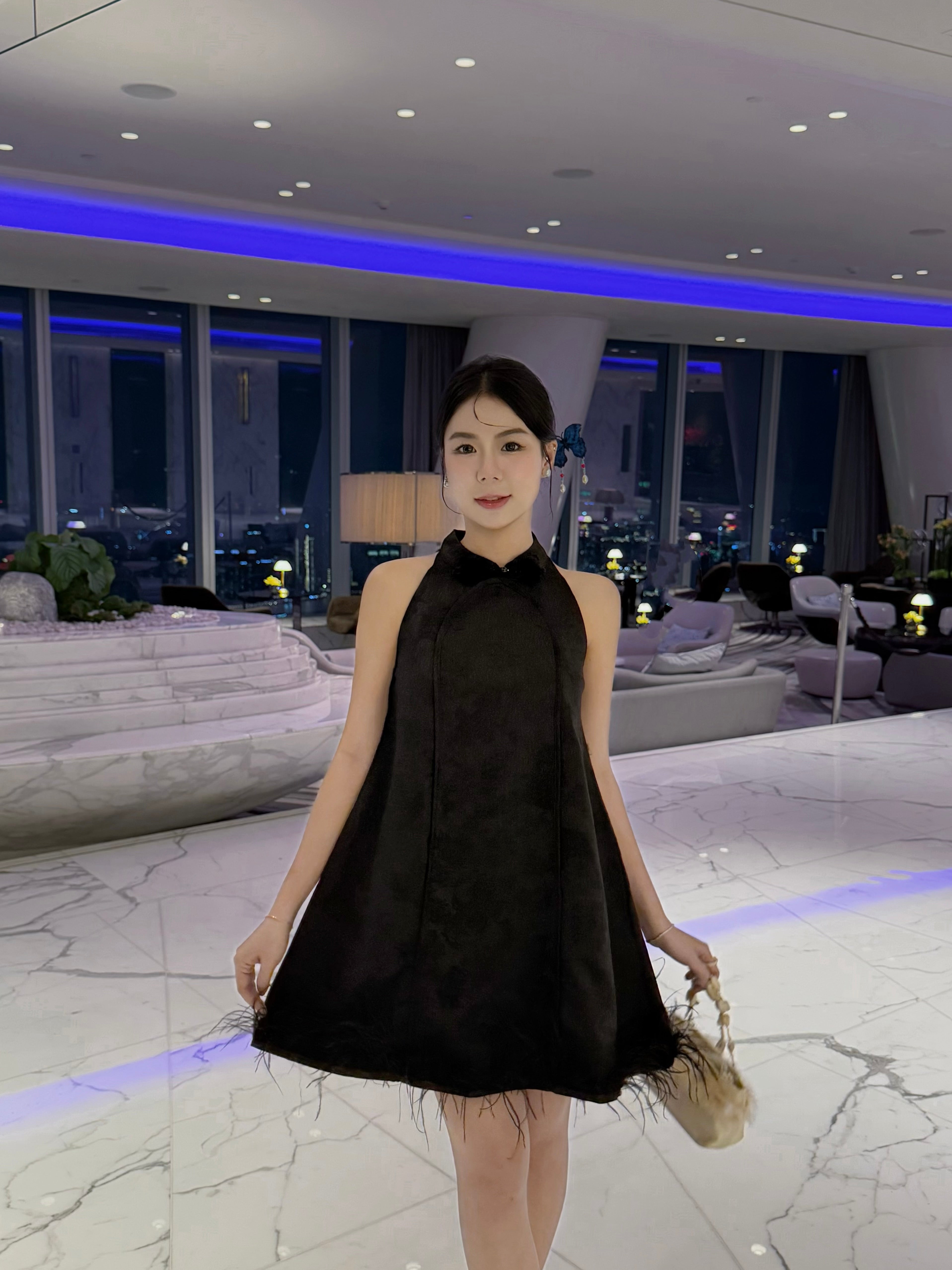 ELSA Doll Dress (Black)