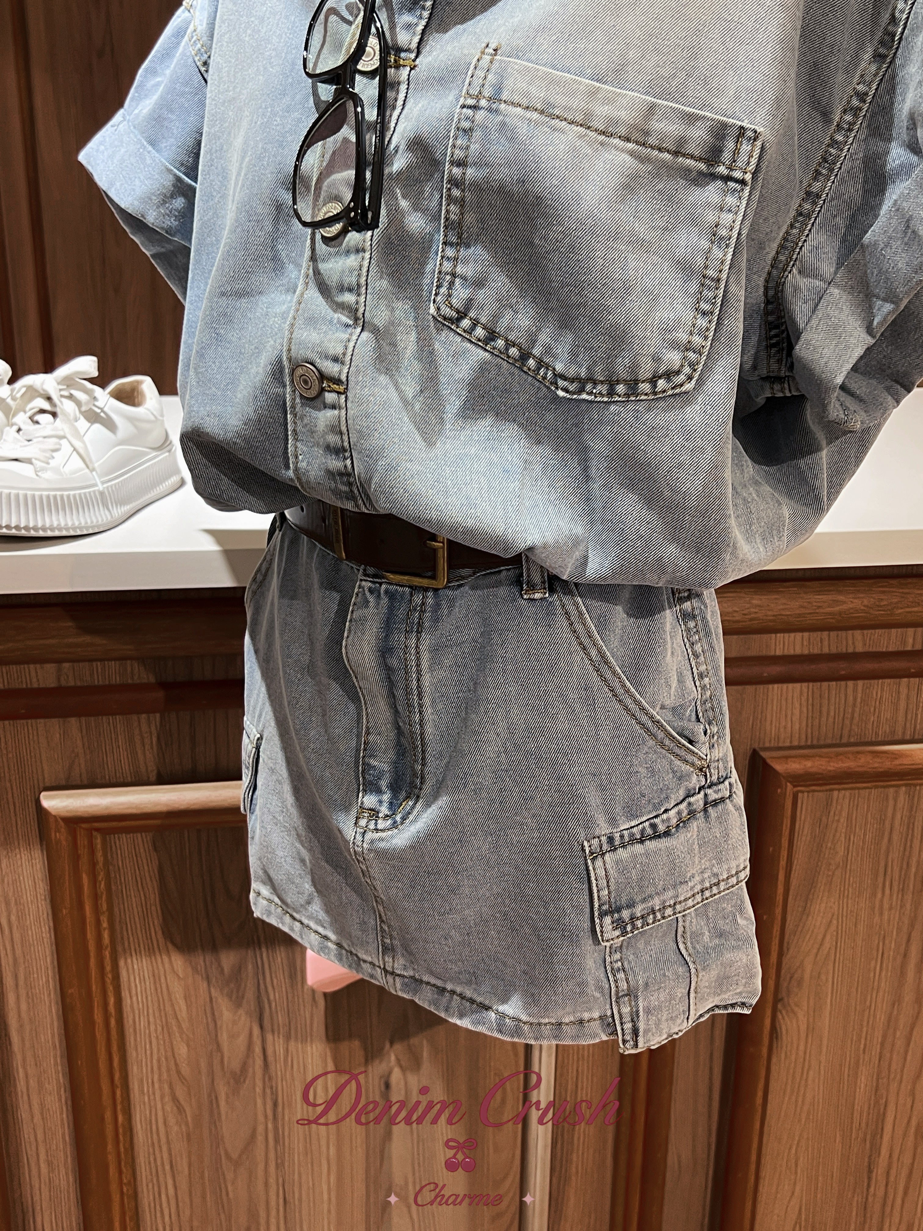 Denim · Lunna Romper