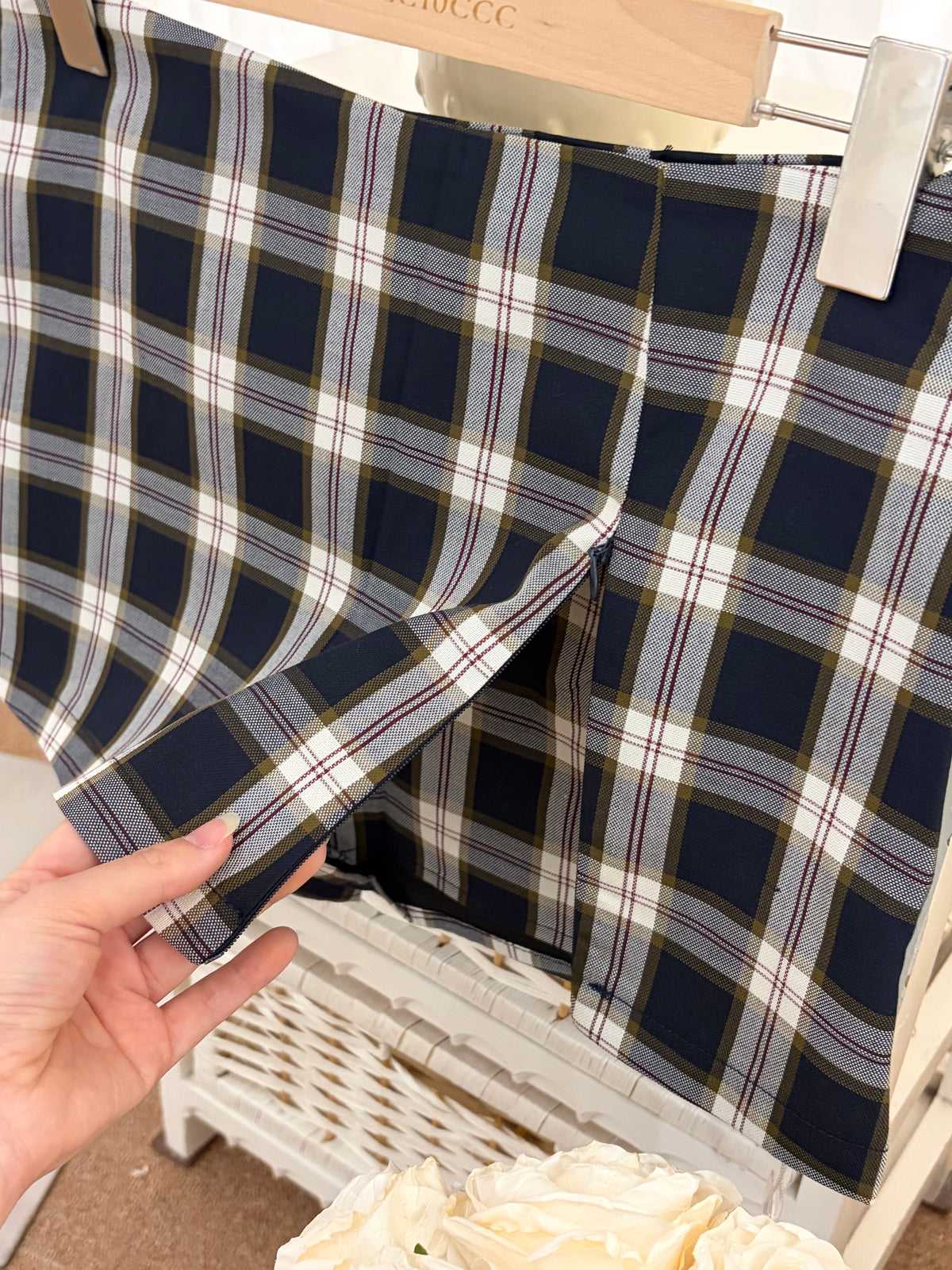 Elowen Plaid Skort