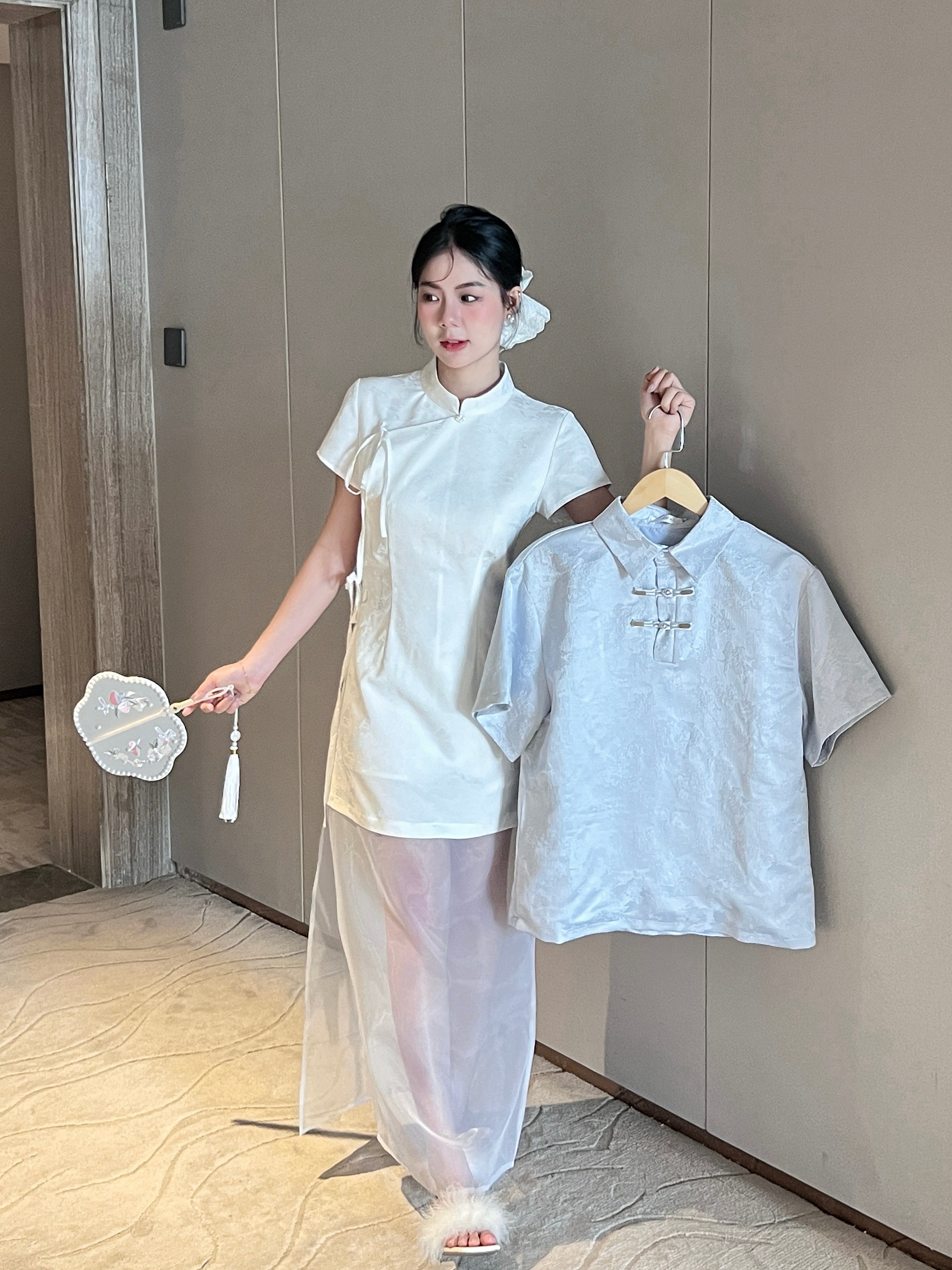 Moon Cheongsam 月🌙 (White)