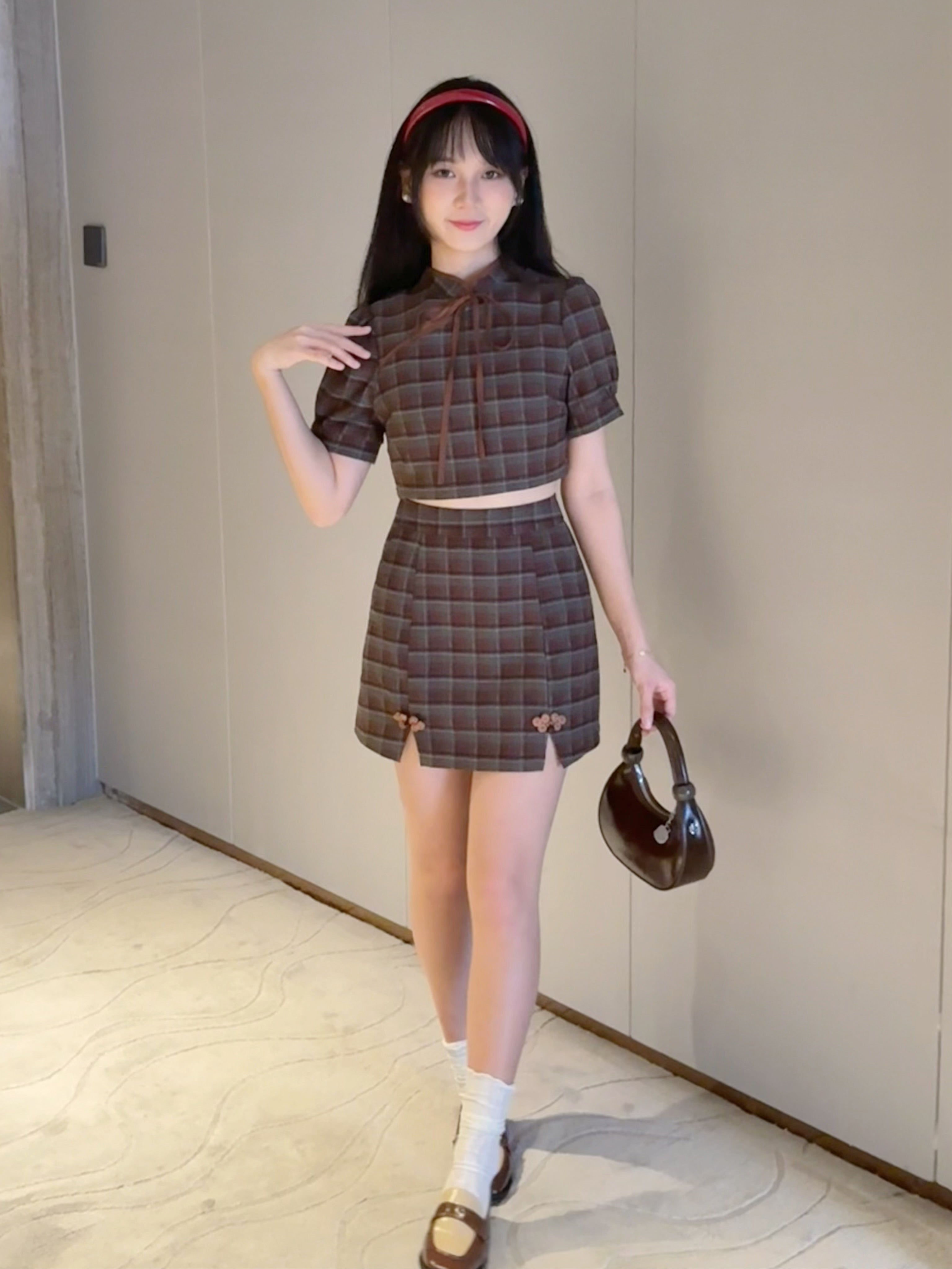 MULAN Qipao (Brown)