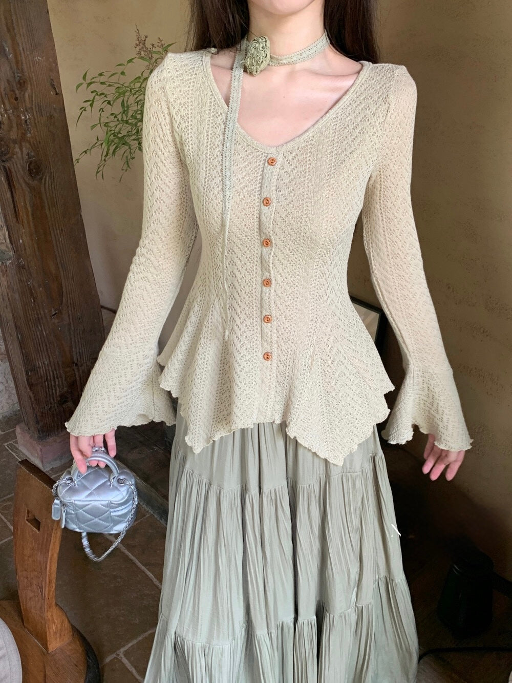 Juliet Top in Brown