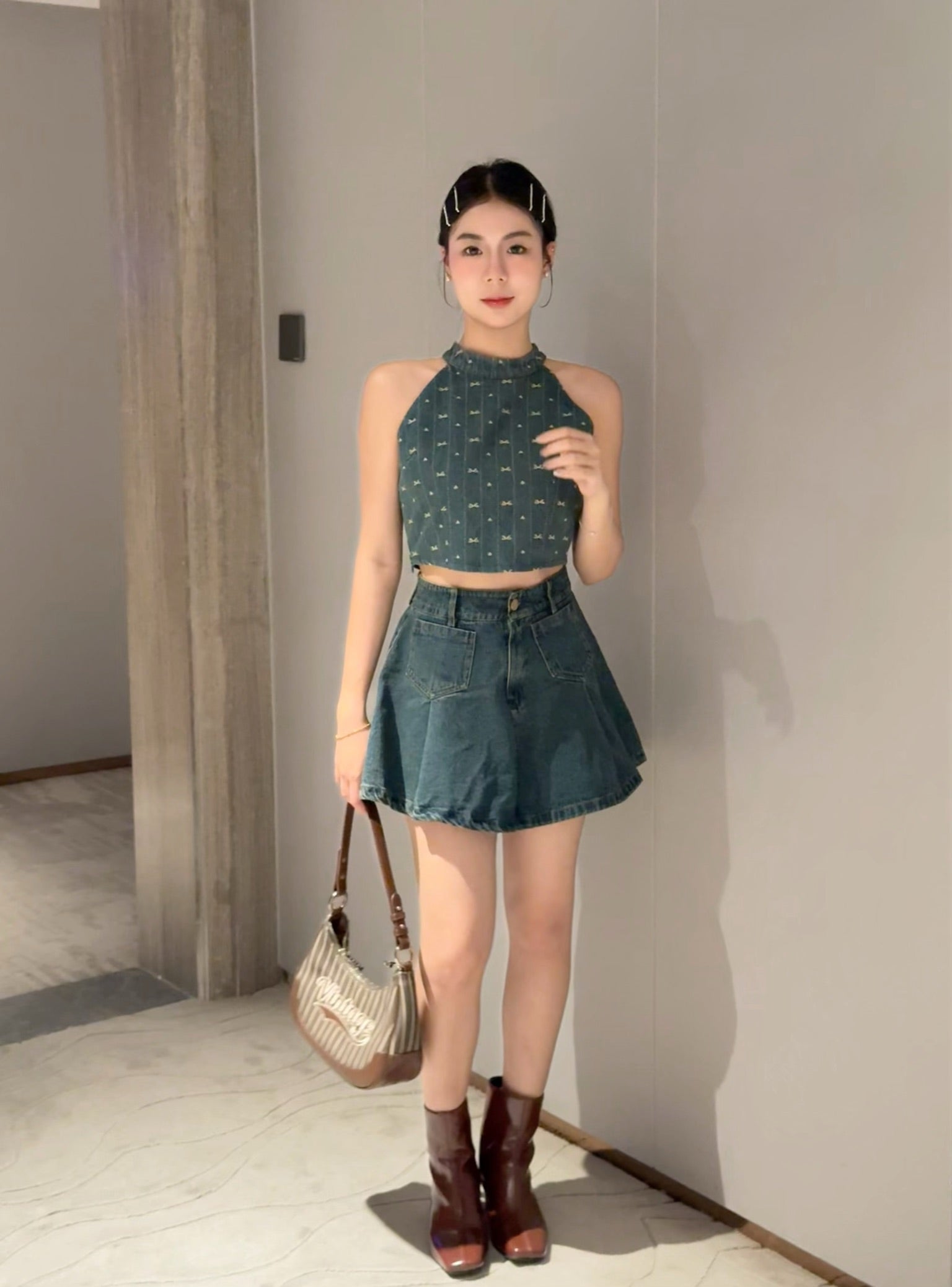 ๐พ๐๐ผ๐๐๐ Scarlet Skort๏ผBlue๏ผ