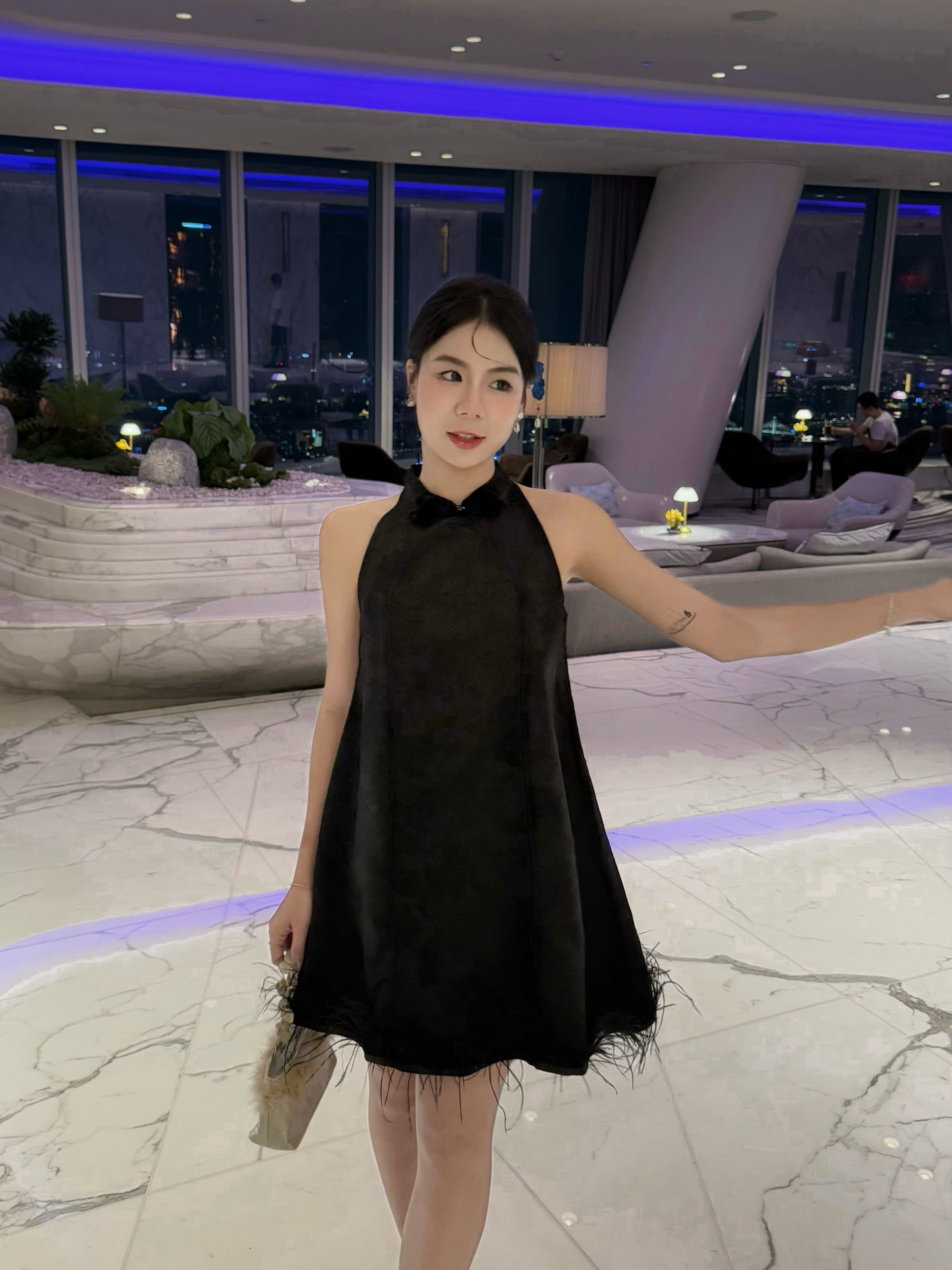 ELSA Doll Dress (Black)