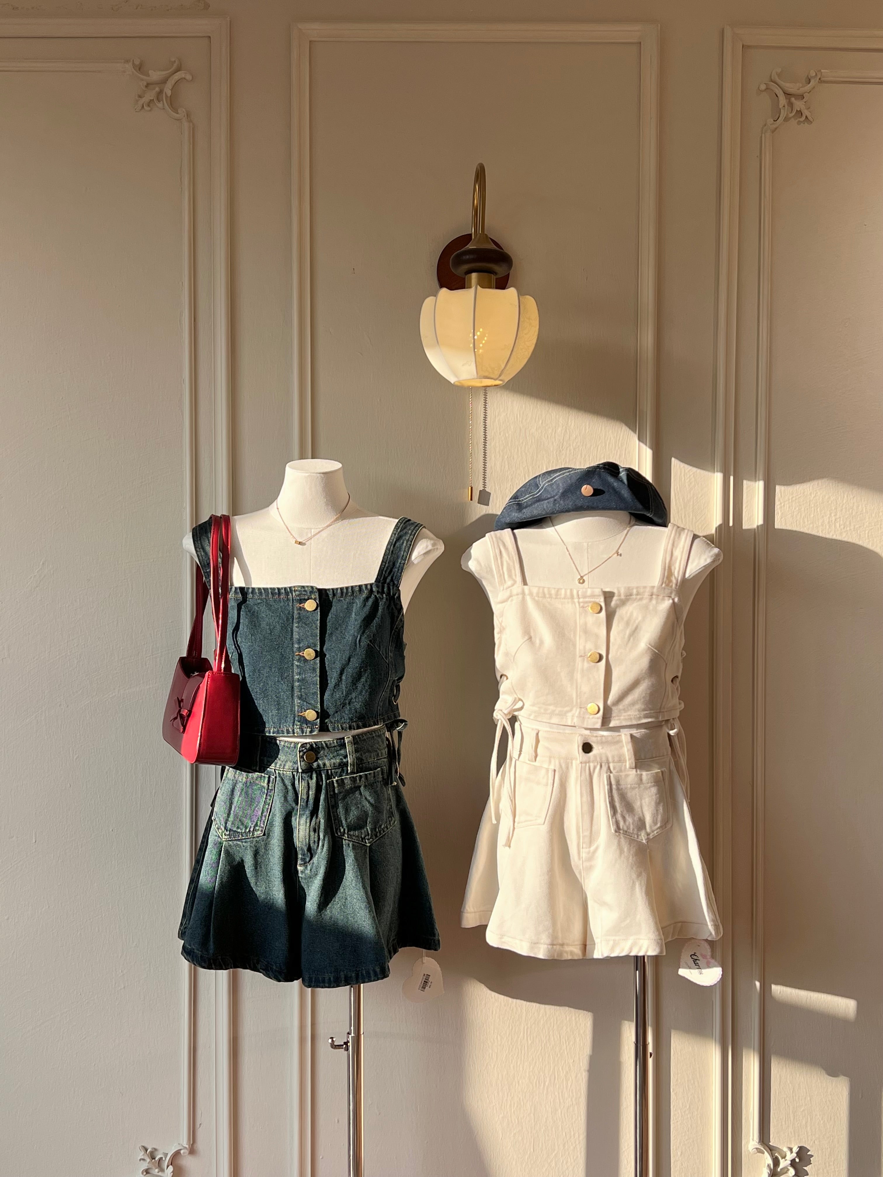 ๐พ๐๐ผ๐๐๐ Scarlet Skort๏ผWhite๏ผ