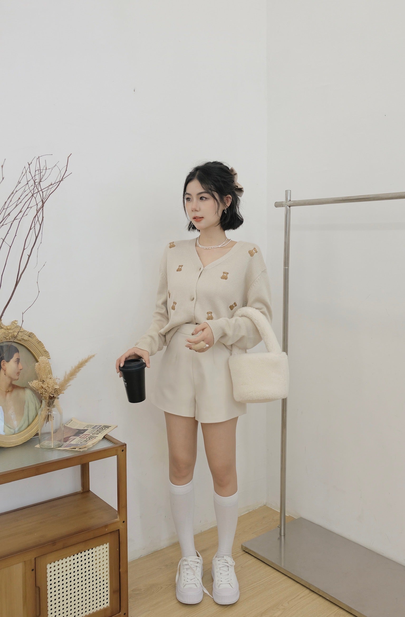 𝐂𝐡𝐚𝐫𝐦𝐞纸片裤Beige