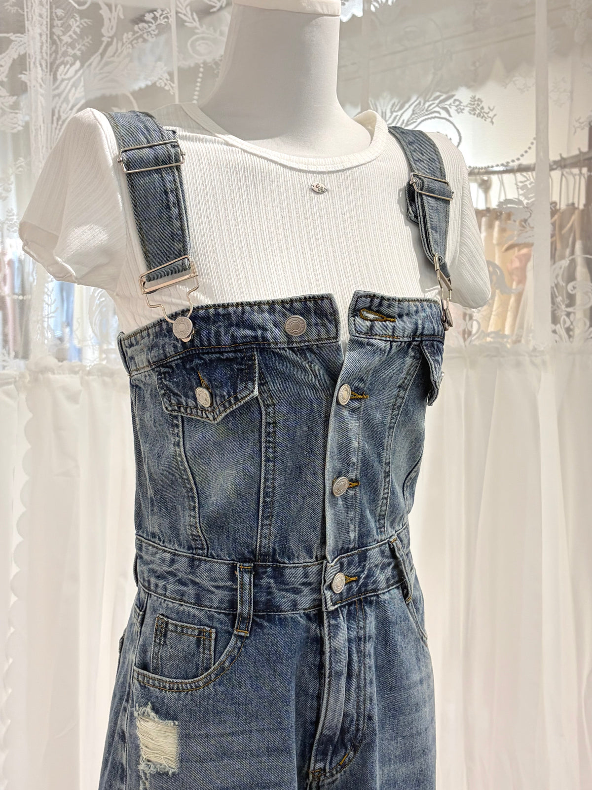 Brielle Denim Overall