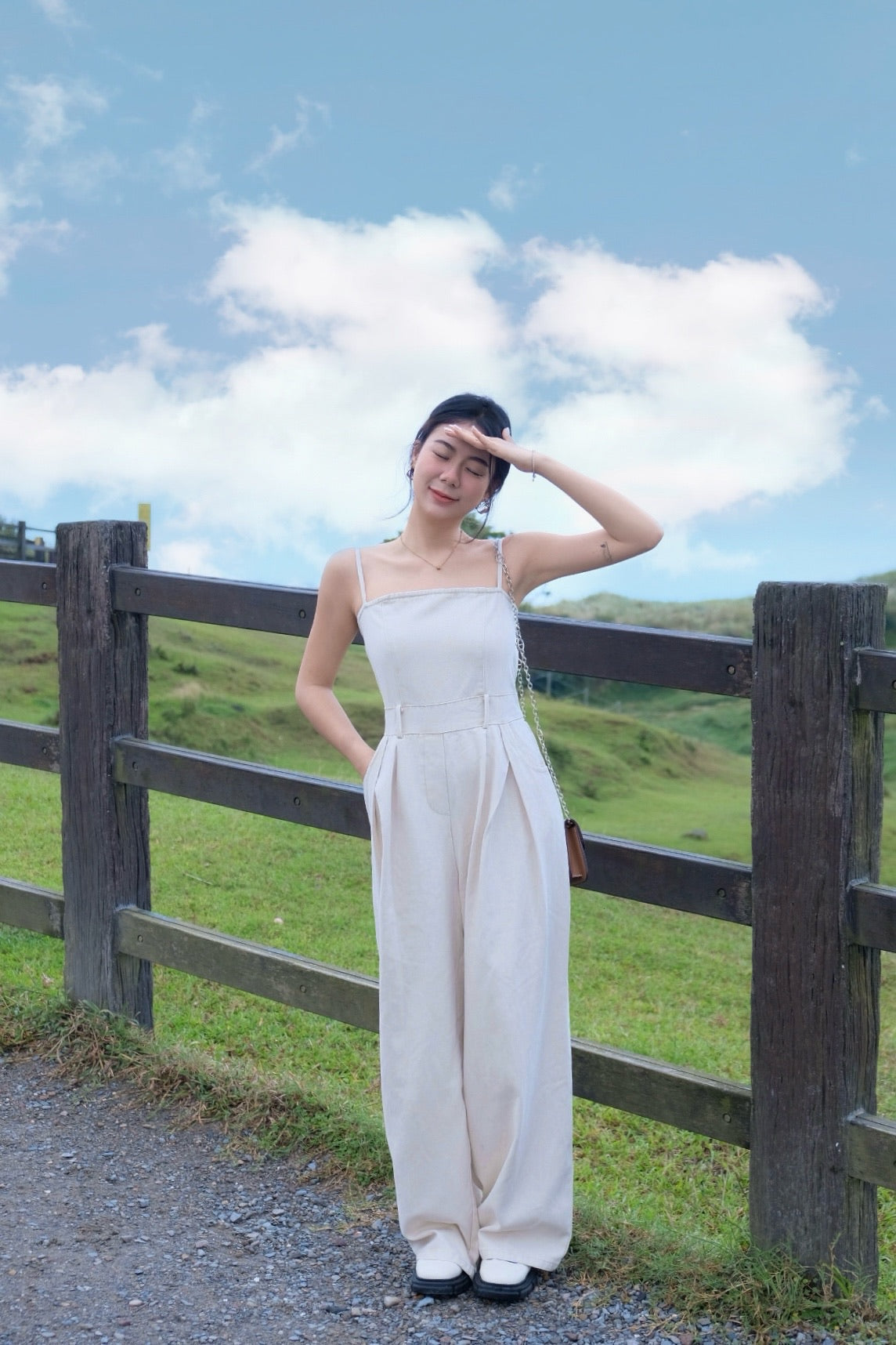 𝘾𝙃𝘼𝙍𝙈𝙀 Seneca Jumpsuit(Grey)