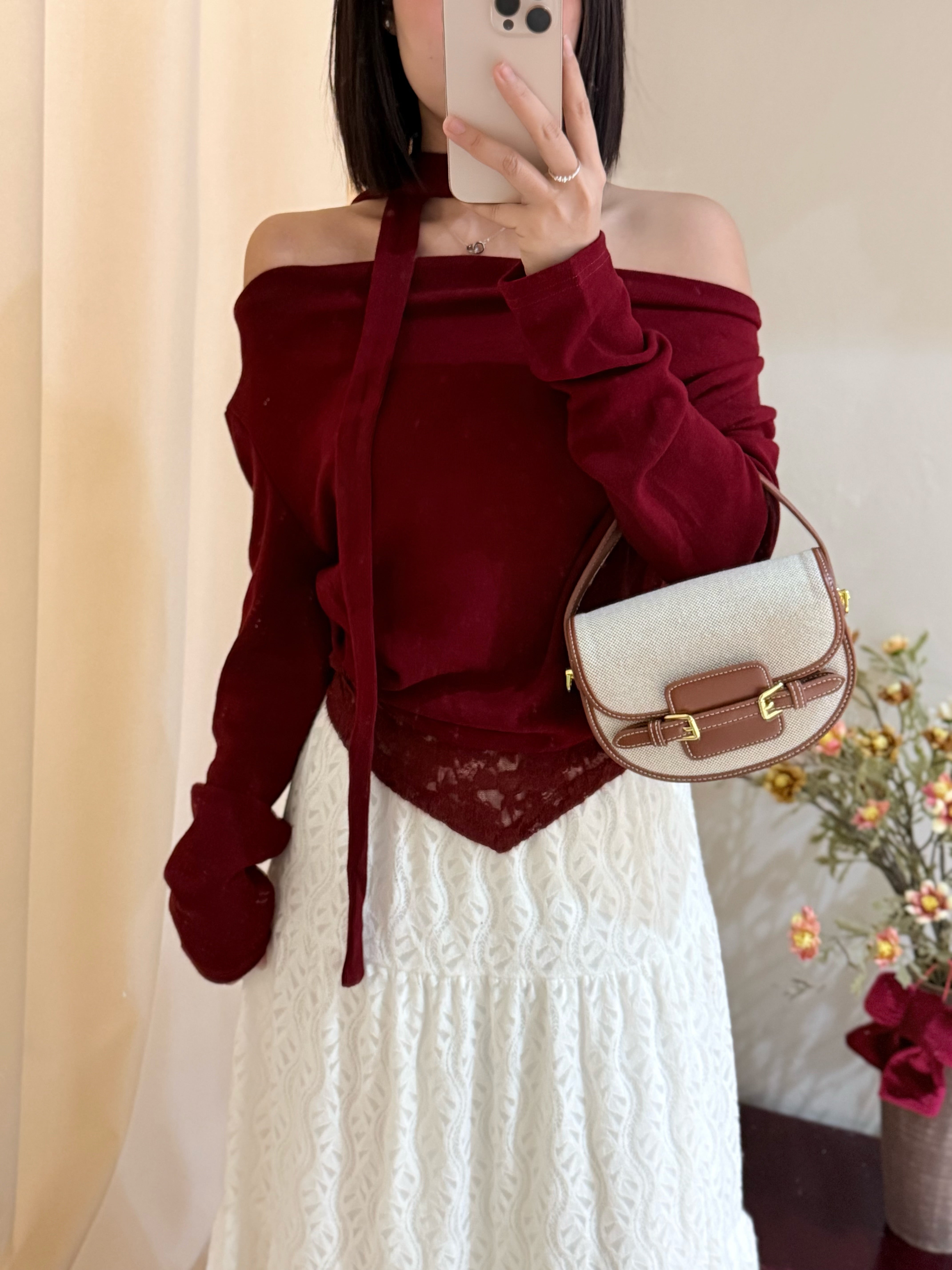 Holly Top 【上衣+飘带】