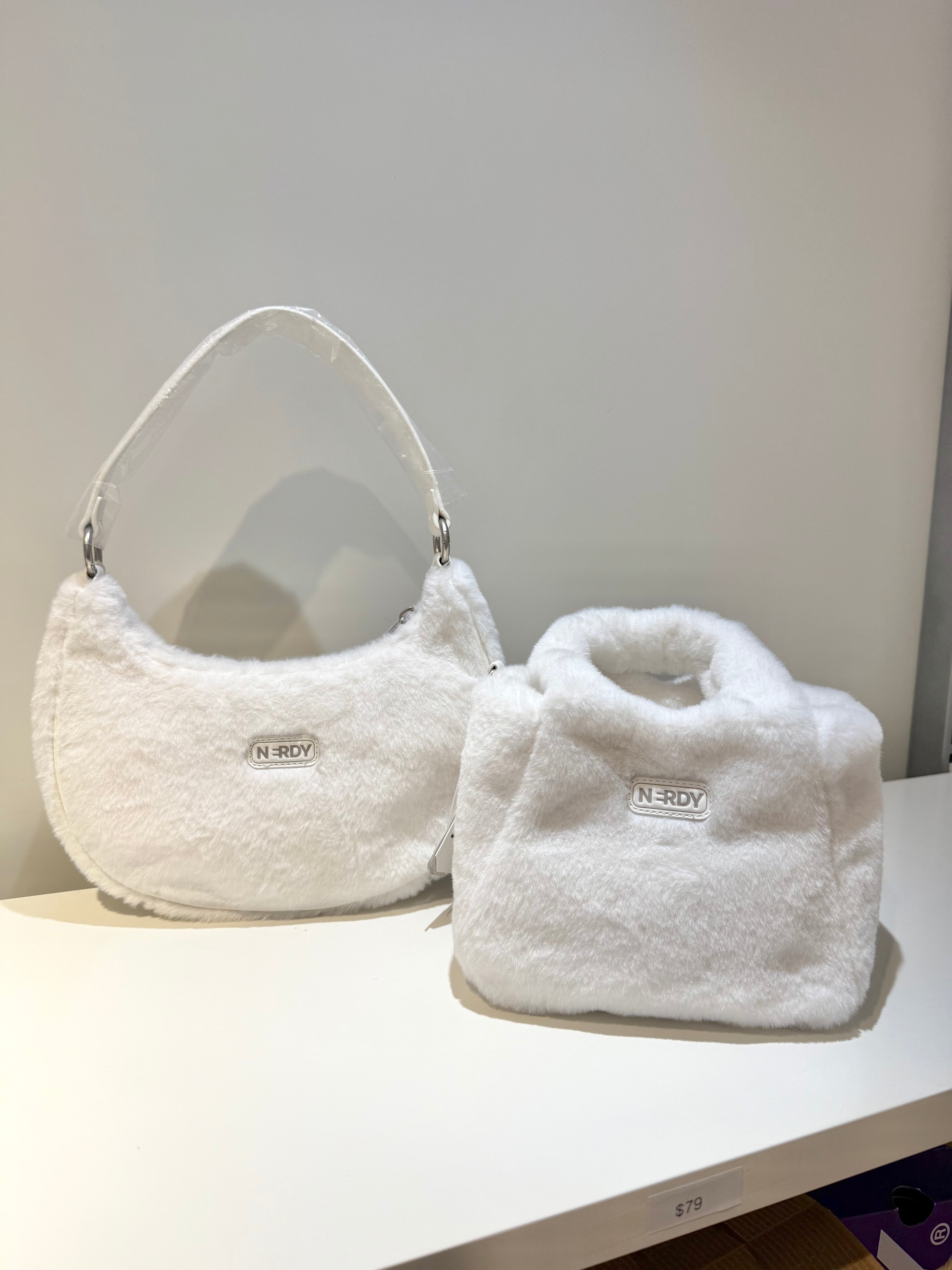 NERDY Fluffy Two Way Tote Bag