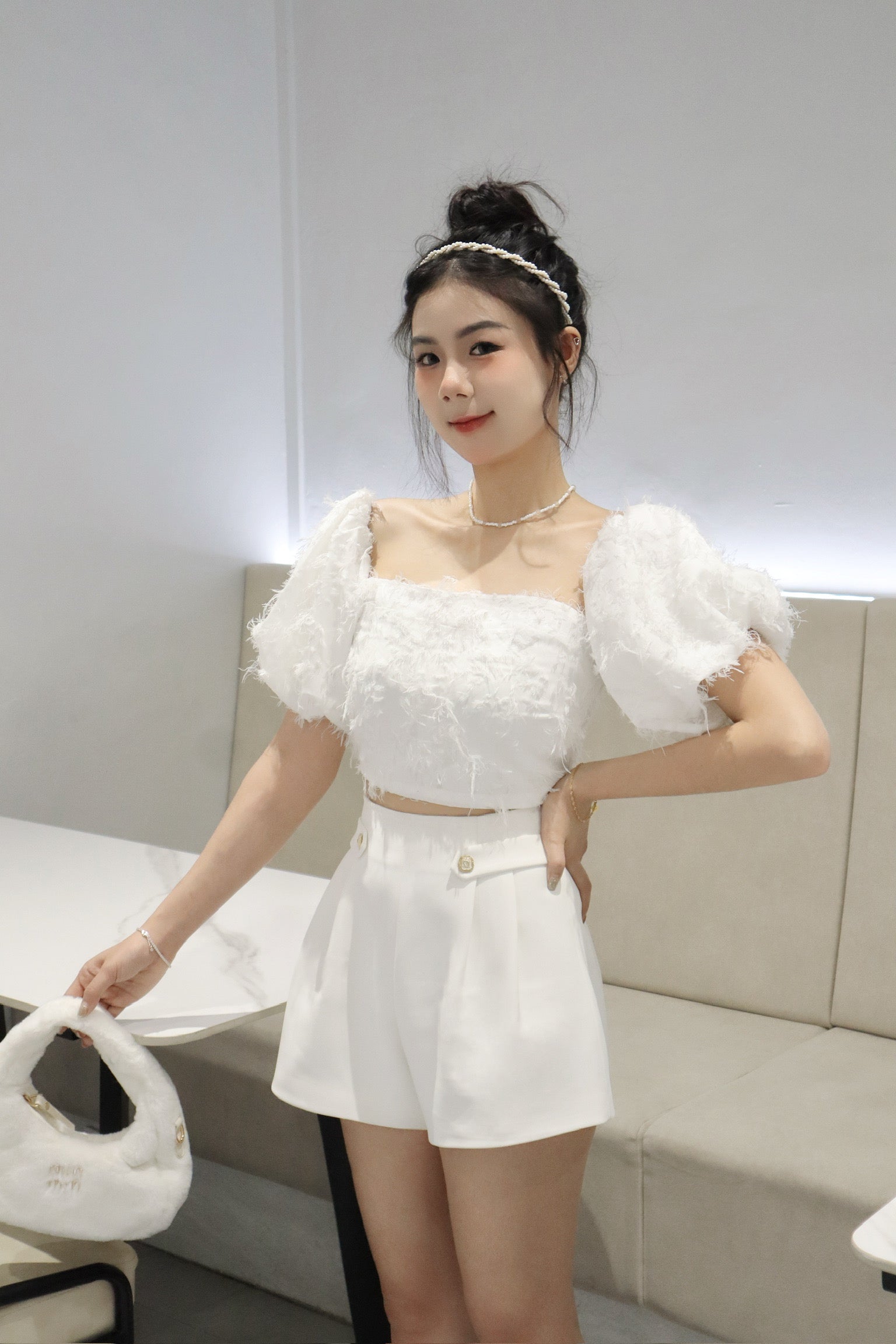 πΎππΌπππ Jamie Top in White