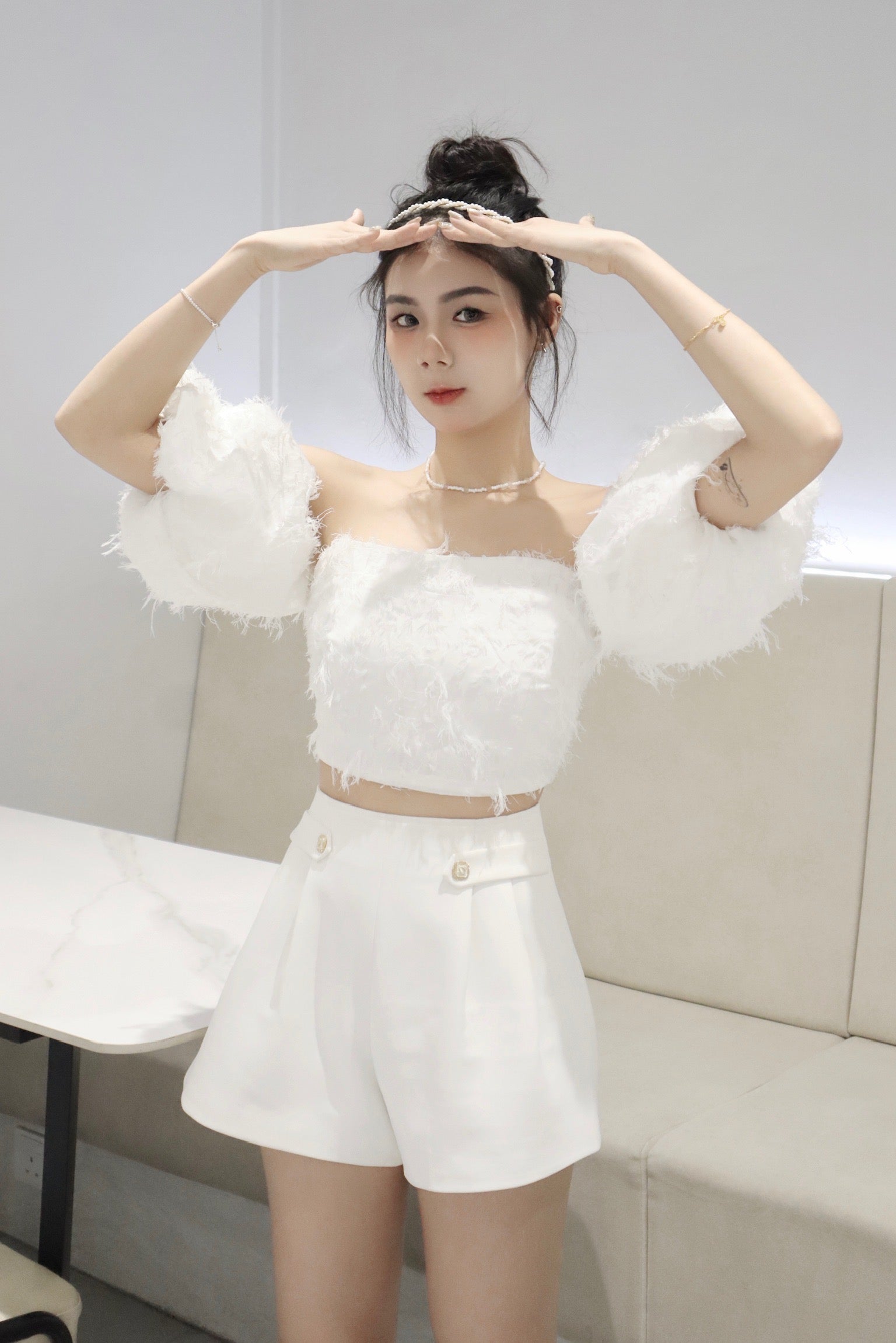 πΎππΌπππ Jamie Top in White