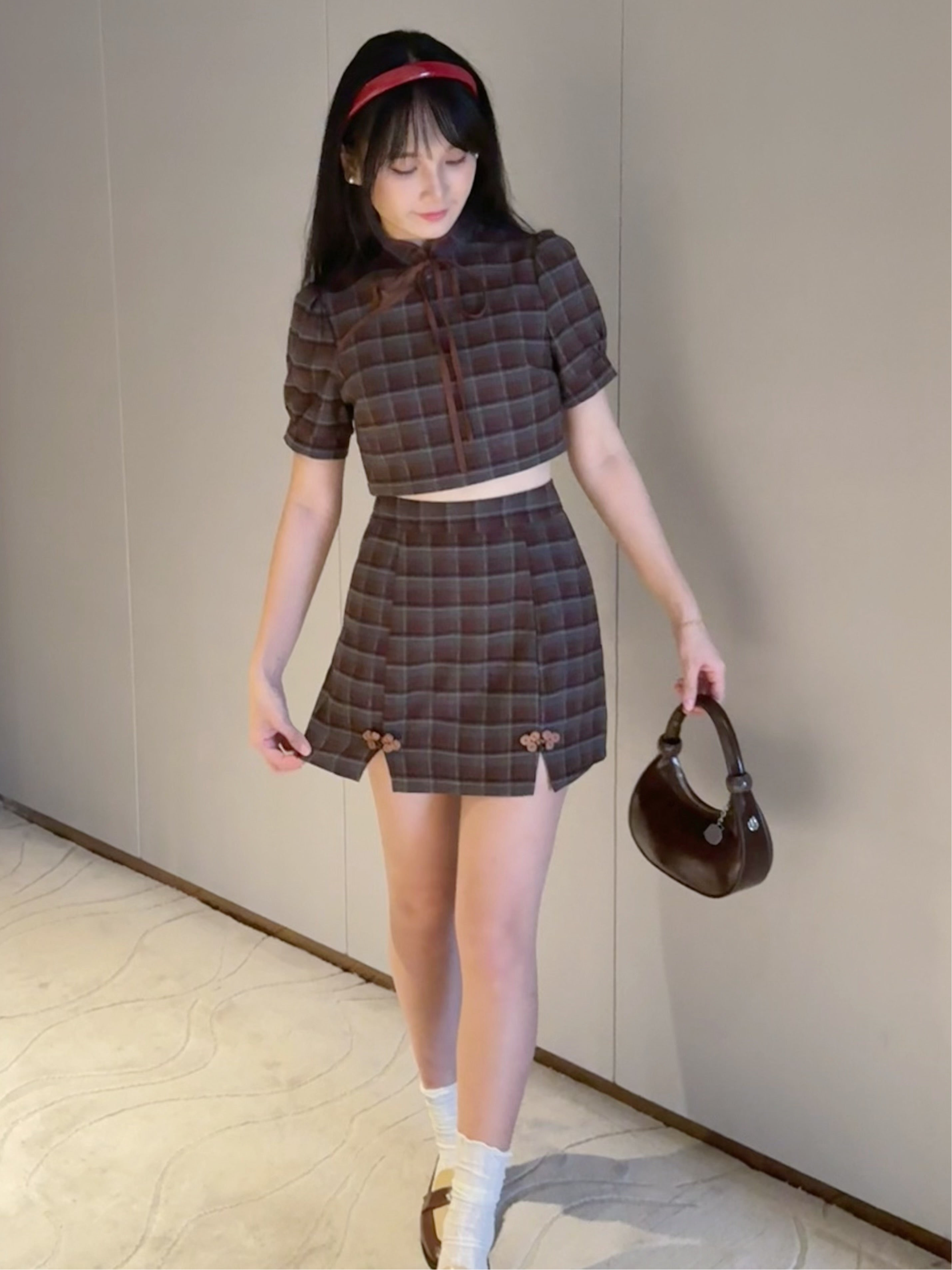 MULAN Qipao (Brown)