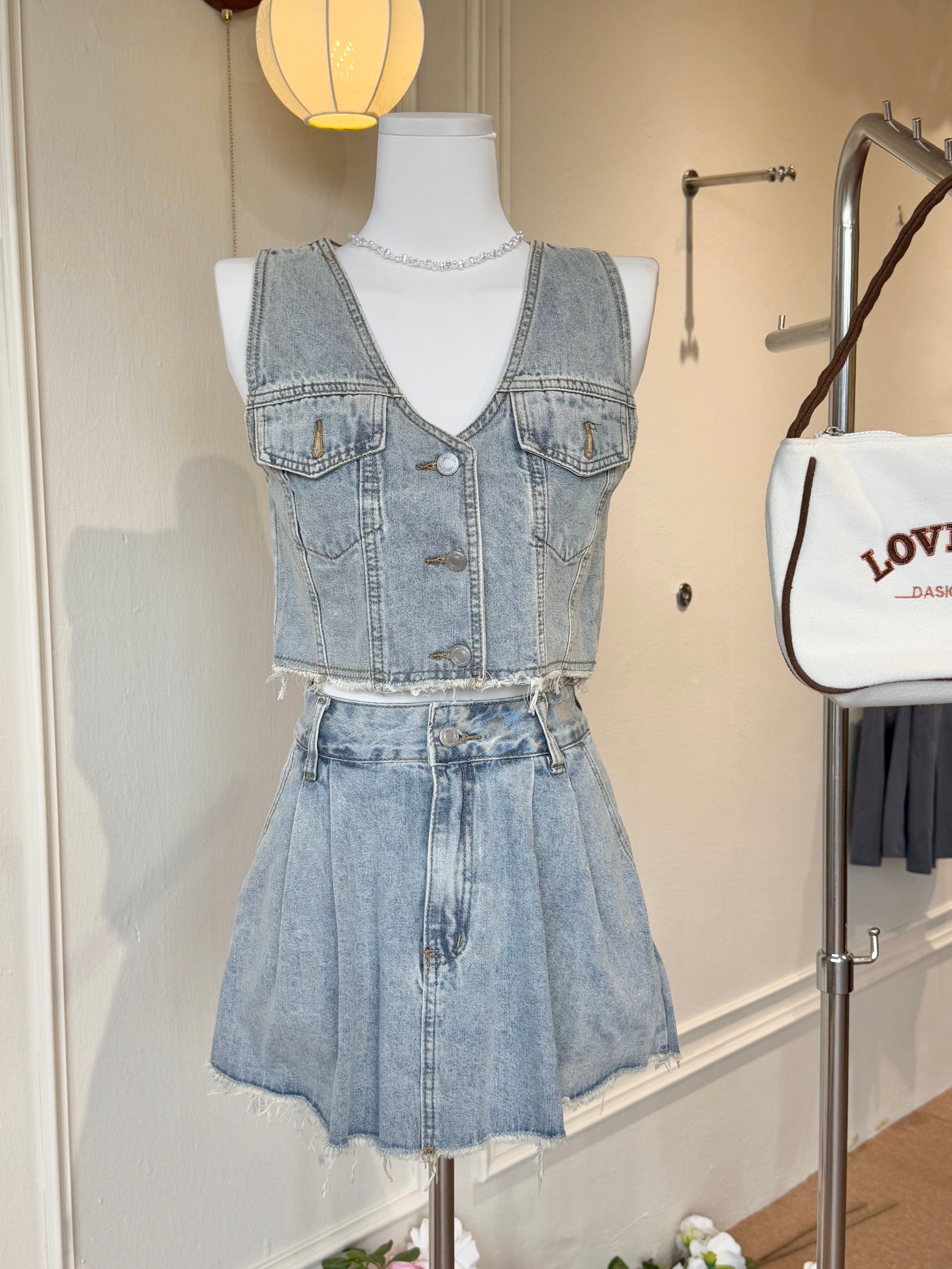 Bess Denim Set