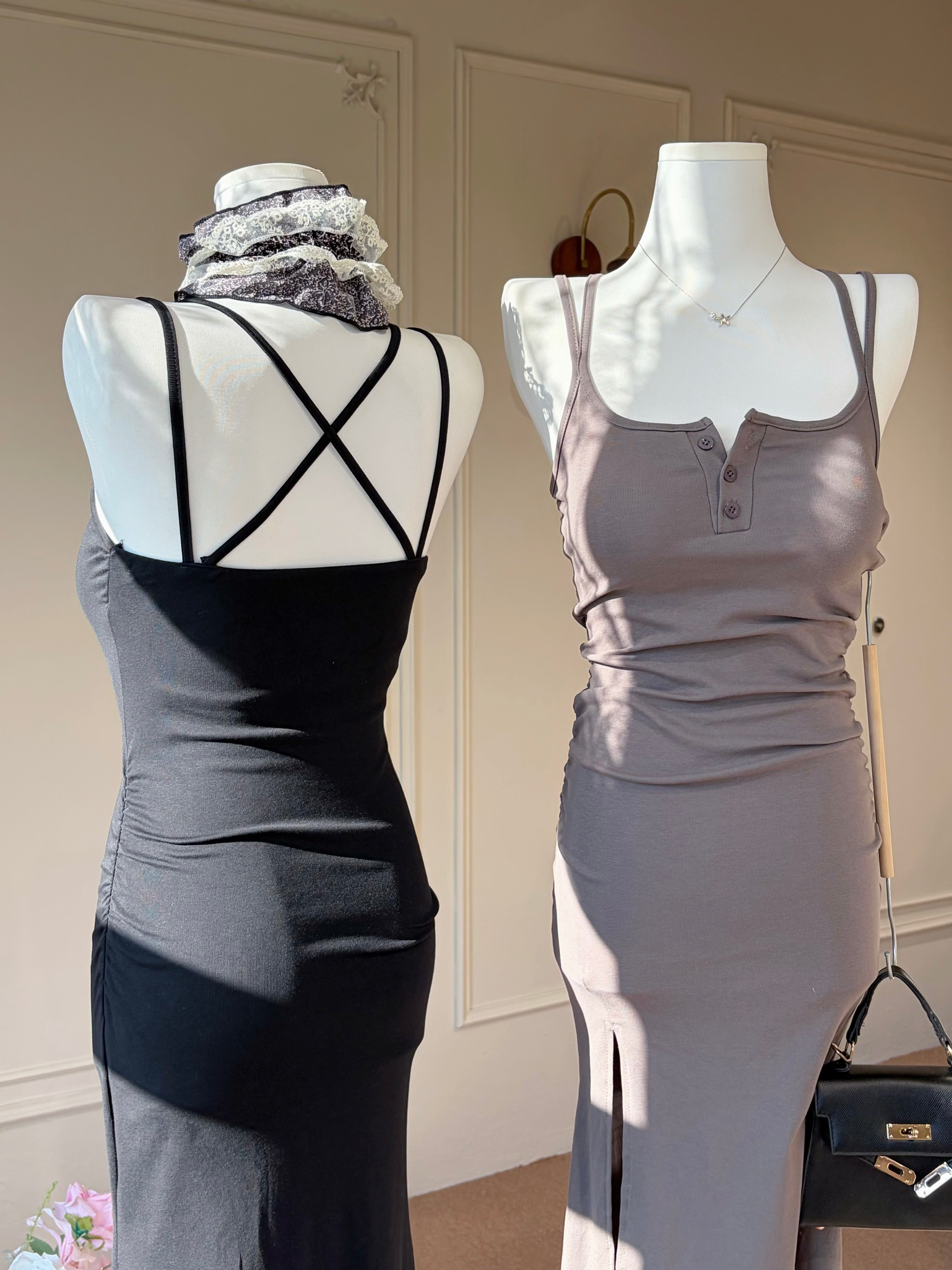 Button Muse Maxi Dress