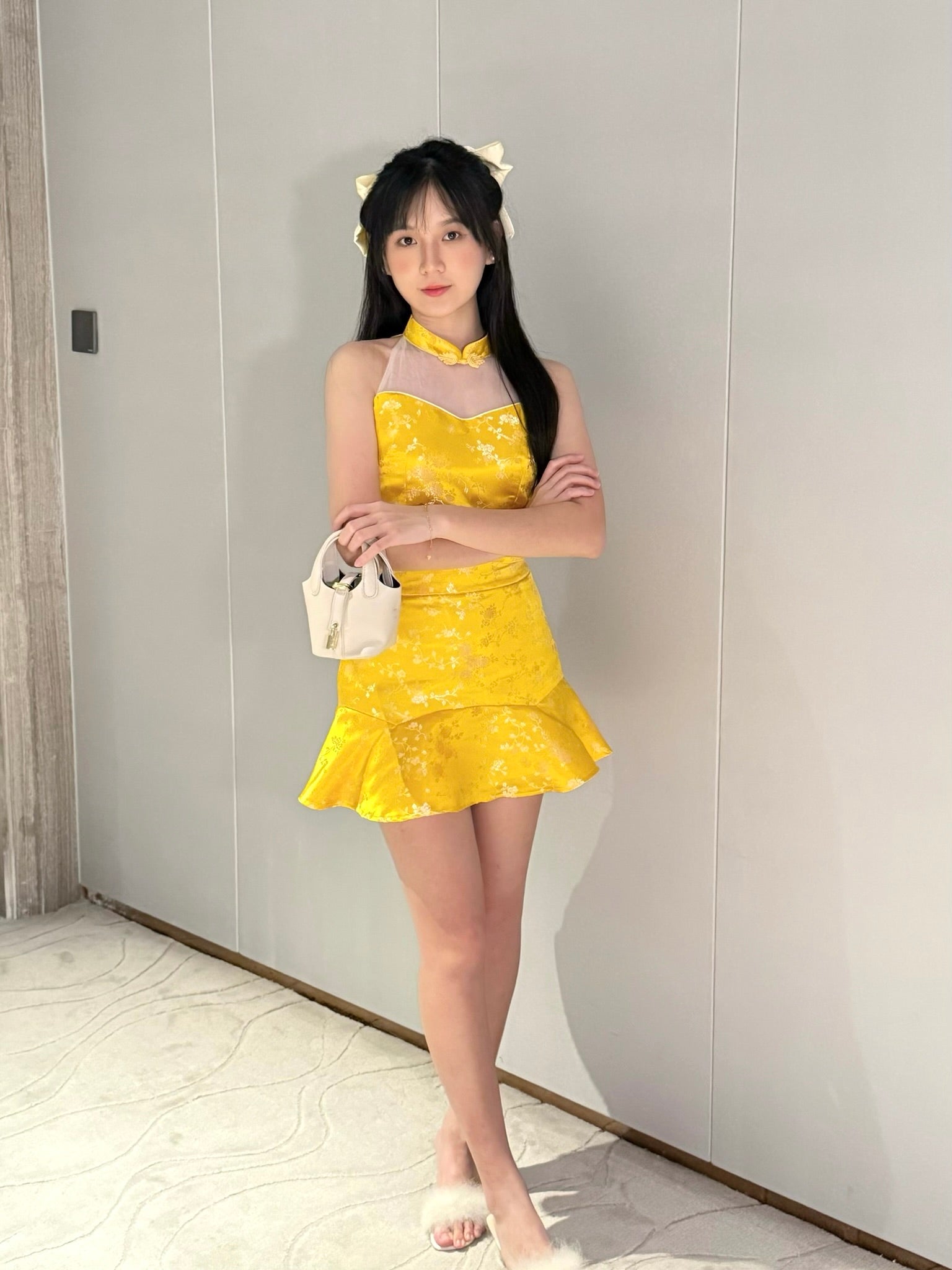 Bella Gold Cheongsam 阳光贝儿