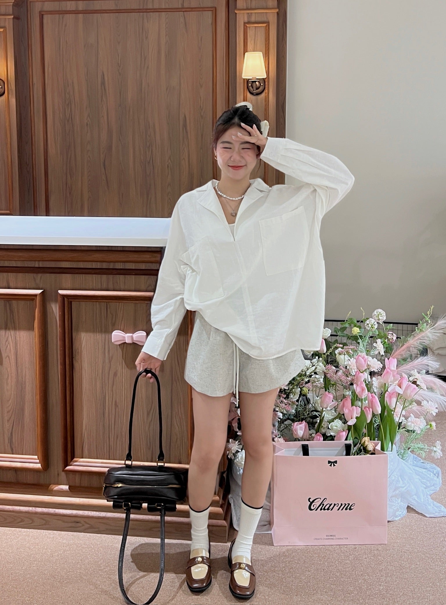 Crisp White Linen shirt