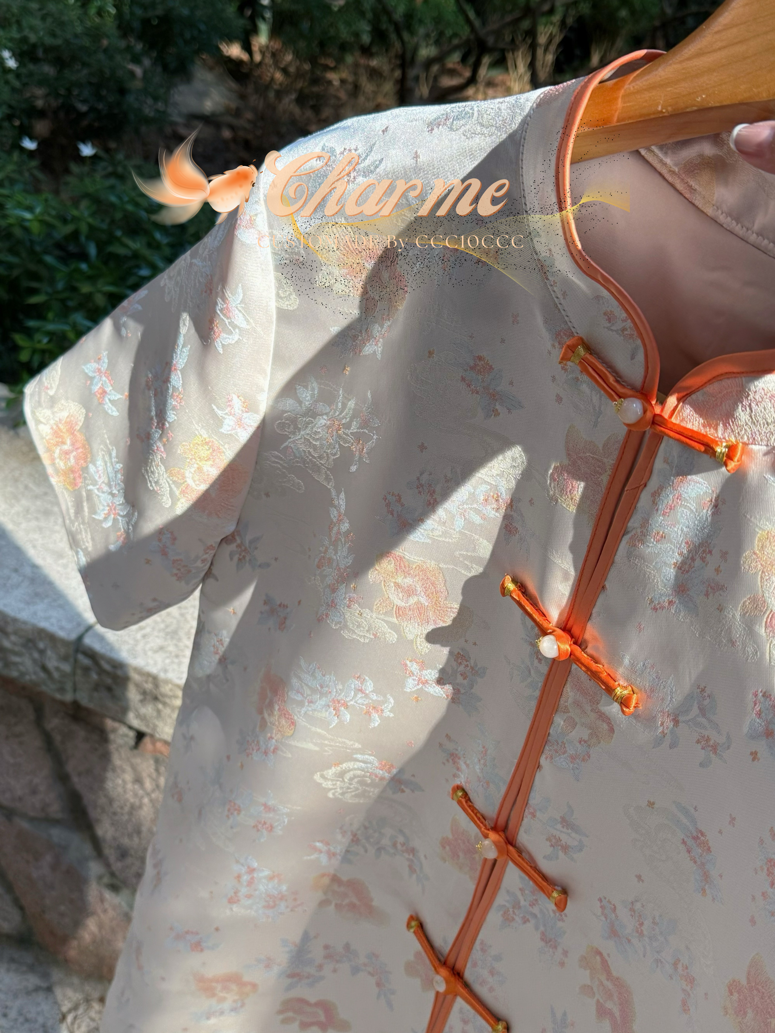 Gleam Shirt 锦鲤 · 唐装